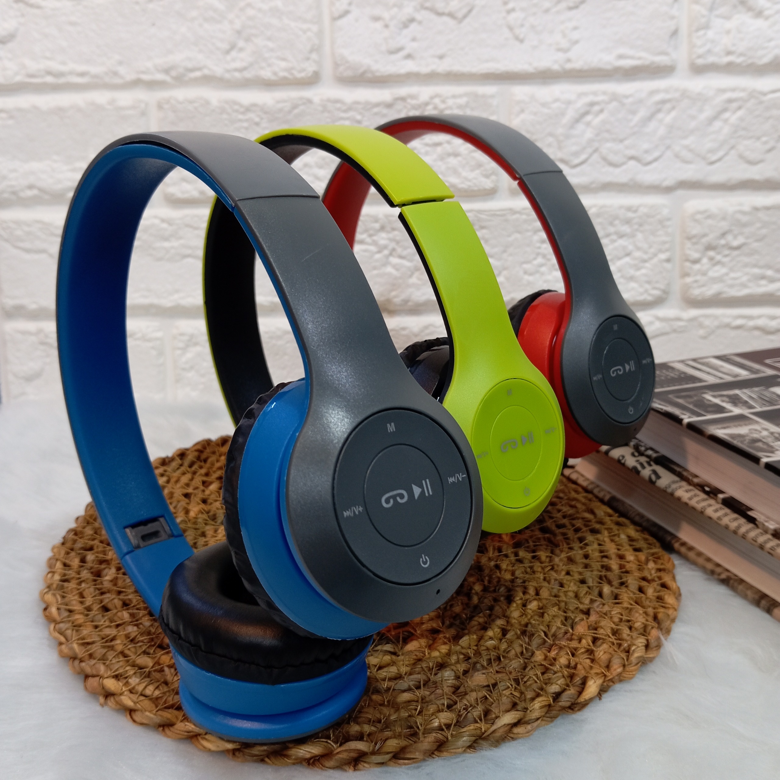 هدفون بلوتوث p47 رنگ سبز