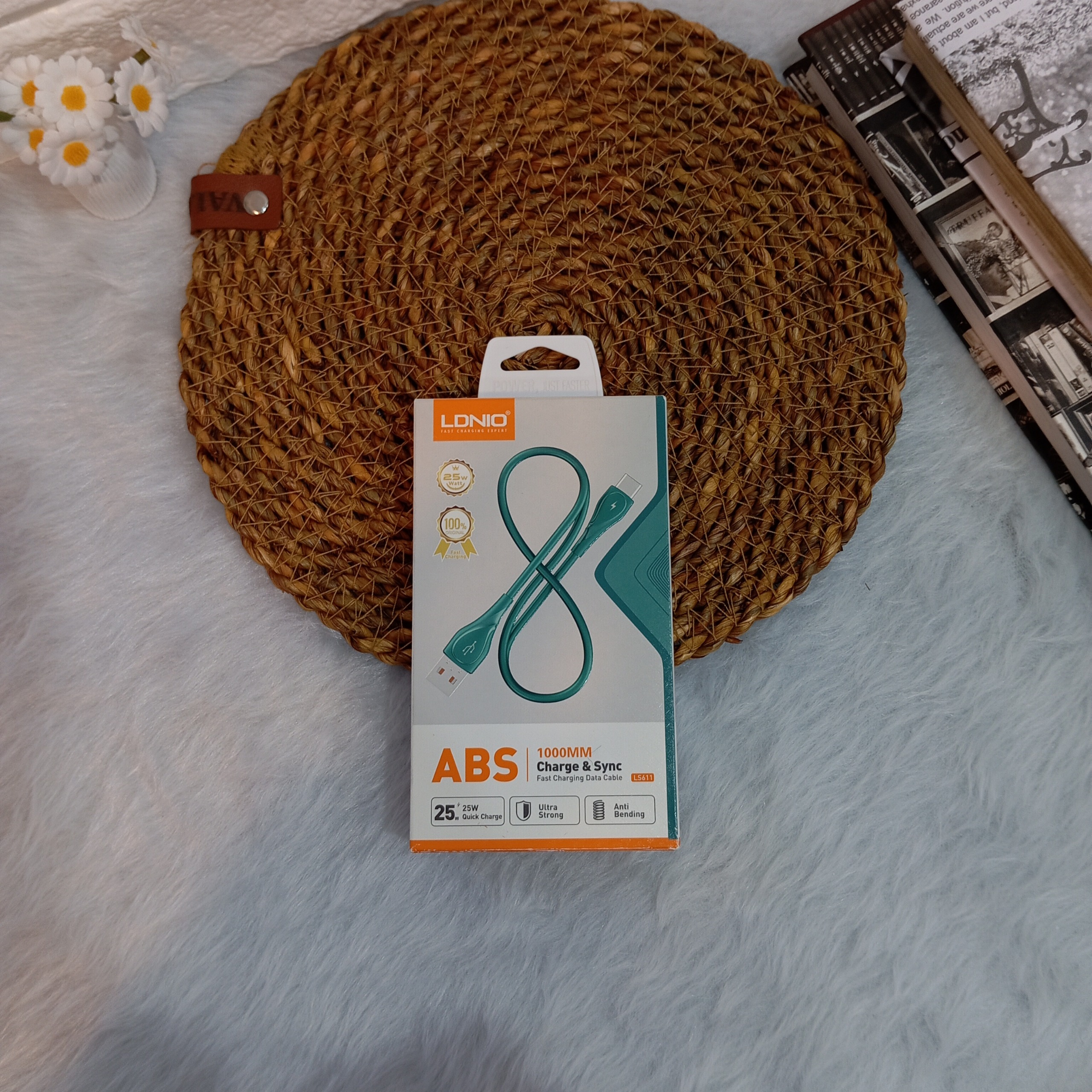 کابل شارژ و انتقال دیتا type-C الدینیو مدل