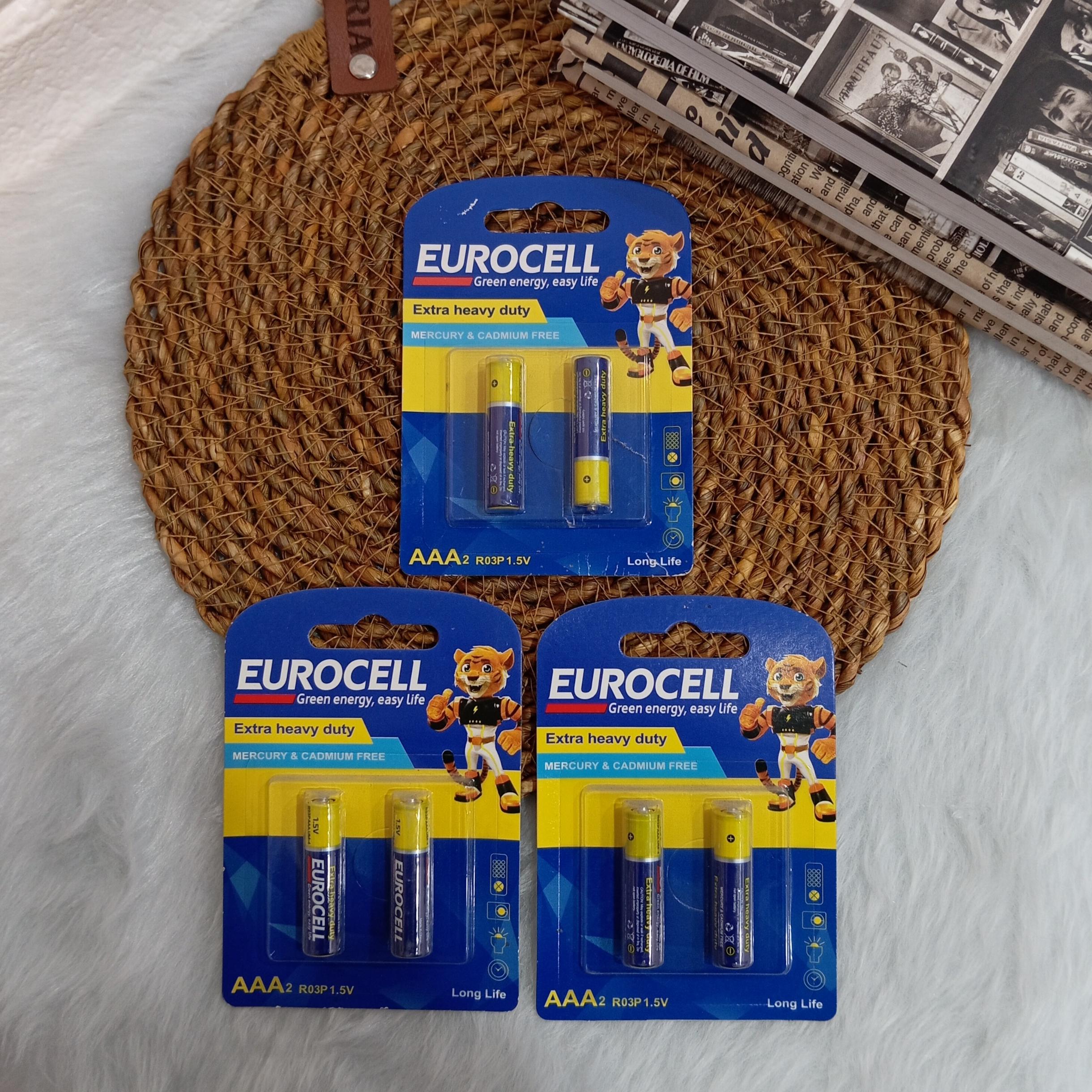 باتری نیم قلمی یوراسل بسته 3 تایی