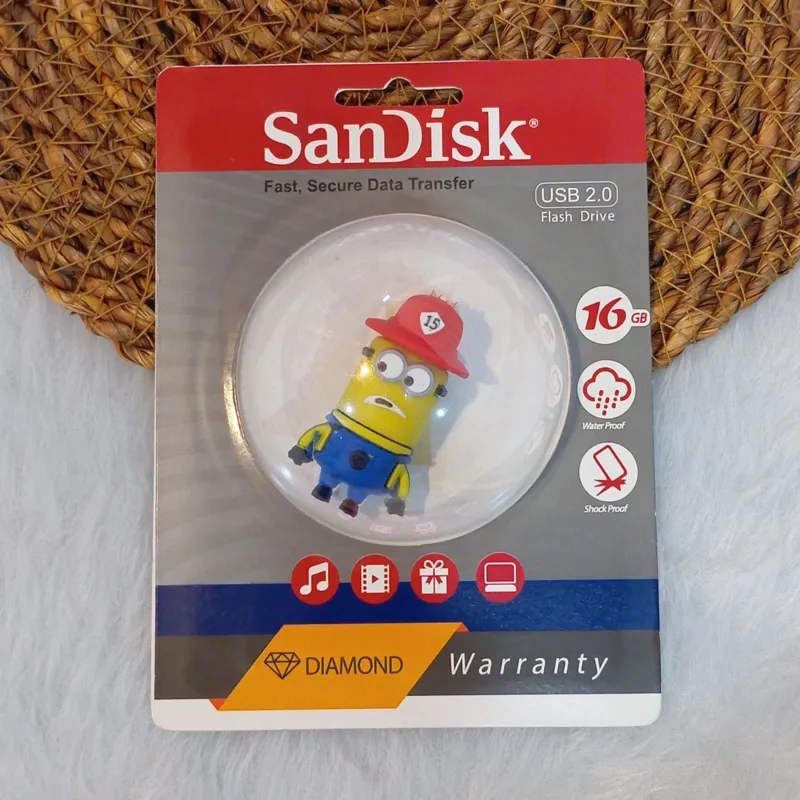 فلش عروسکی 16 گیگ sandisk