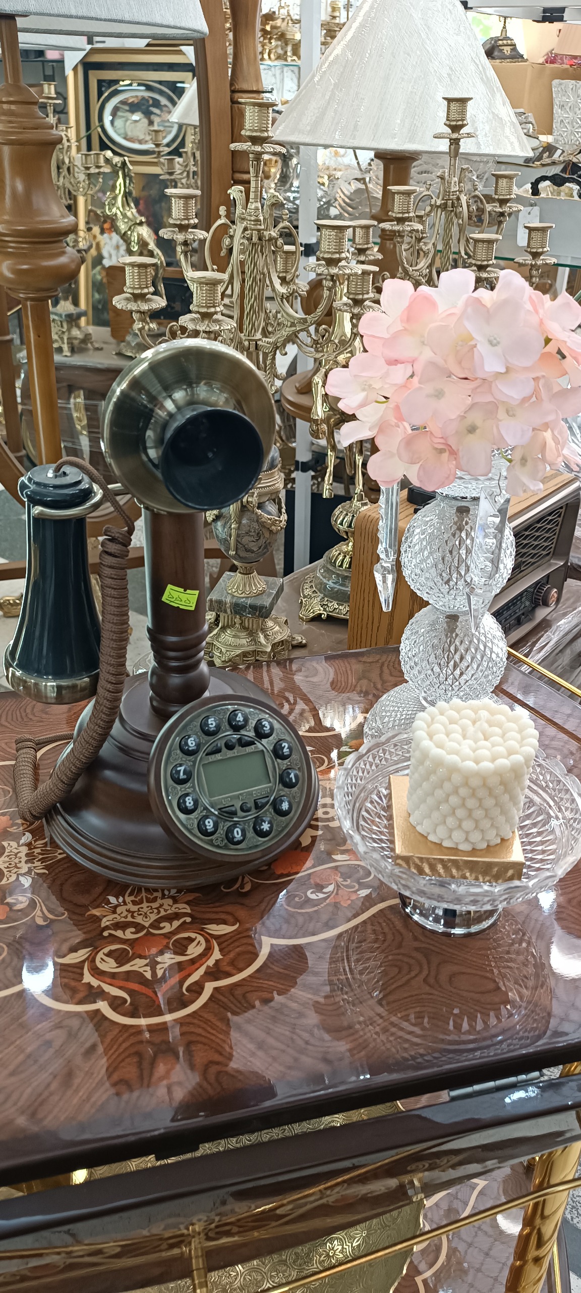 تلفن کلکسیونی تمام چوب