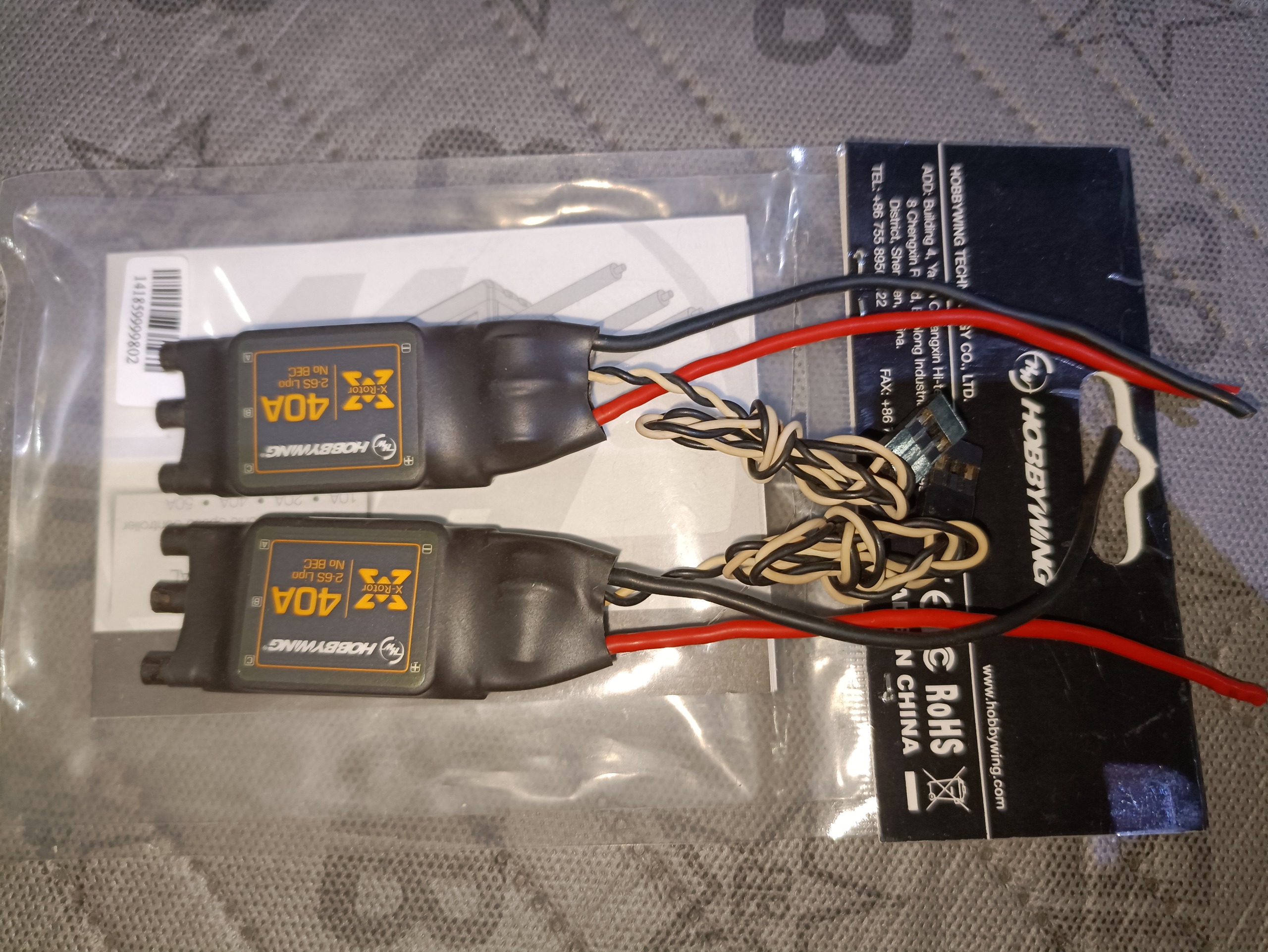 اسپید کنترل 40 آمپر HOBBYWING سری XROTOR