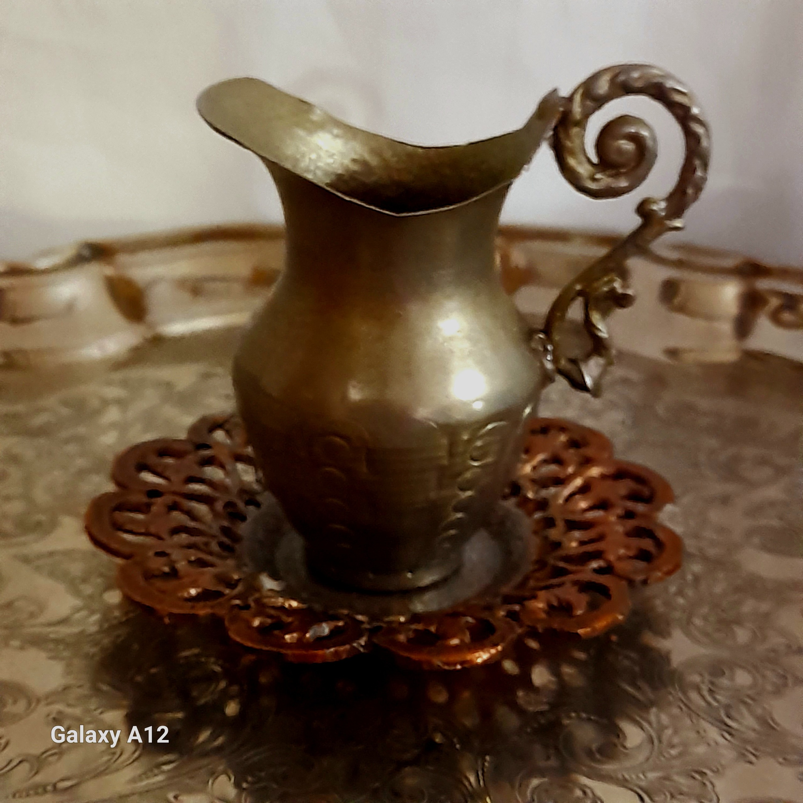 پارچ و سینی مسی مینیاتوری