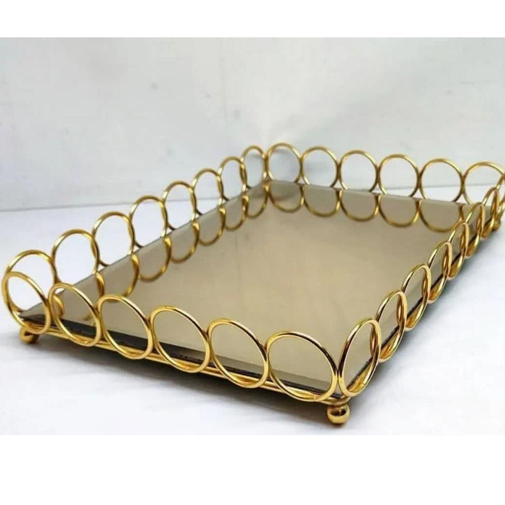 سینی کف آینه ای مستطیل المپیک