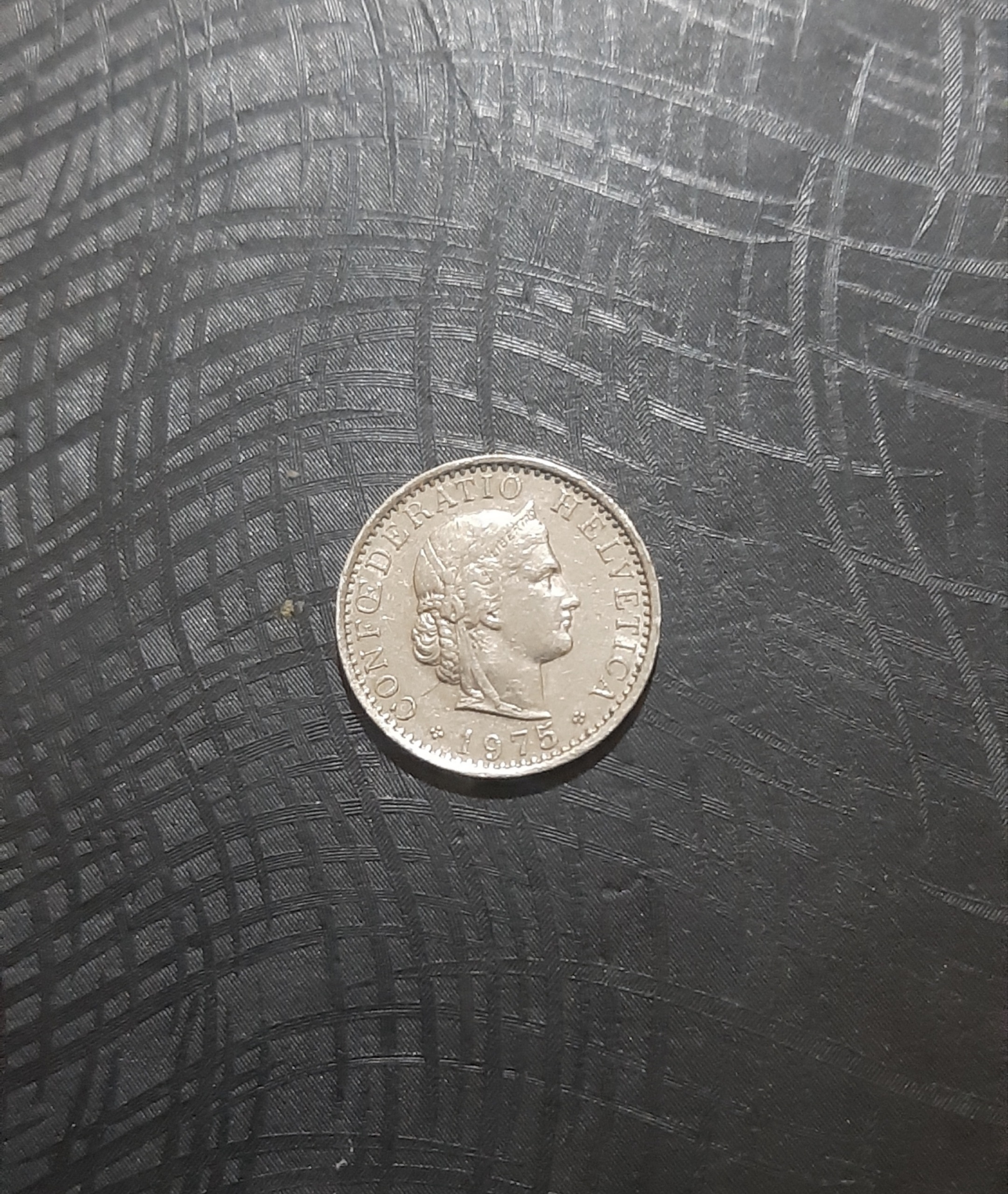 سکه 20 راپل فرانک سوئیس1975