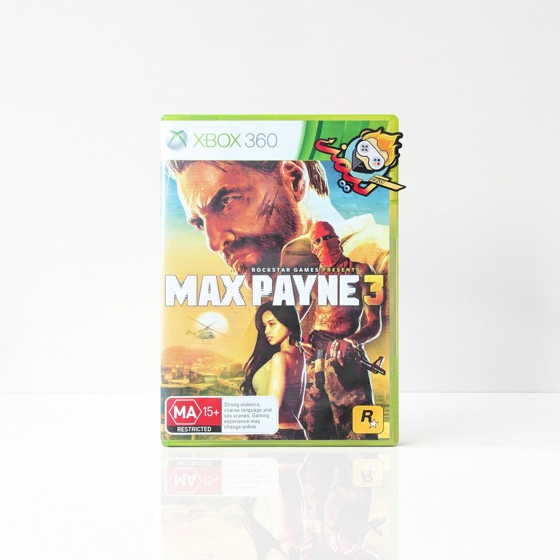 دیسک اورجینال Max Payne 3 برای XBOX کمیاب آرشیوی