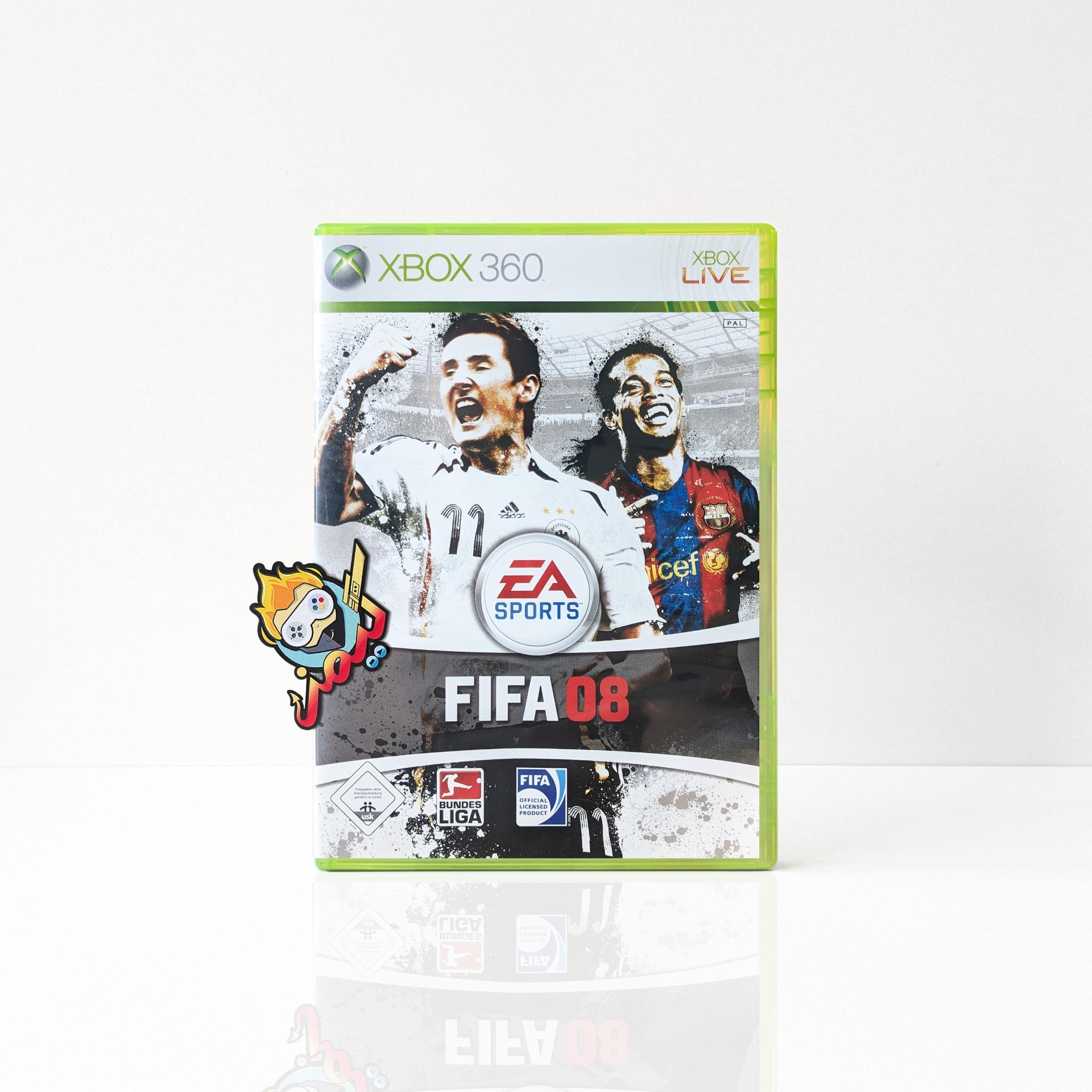 دیسک اورجینال FIFA 08 برای Xbox 360 آرشیوی