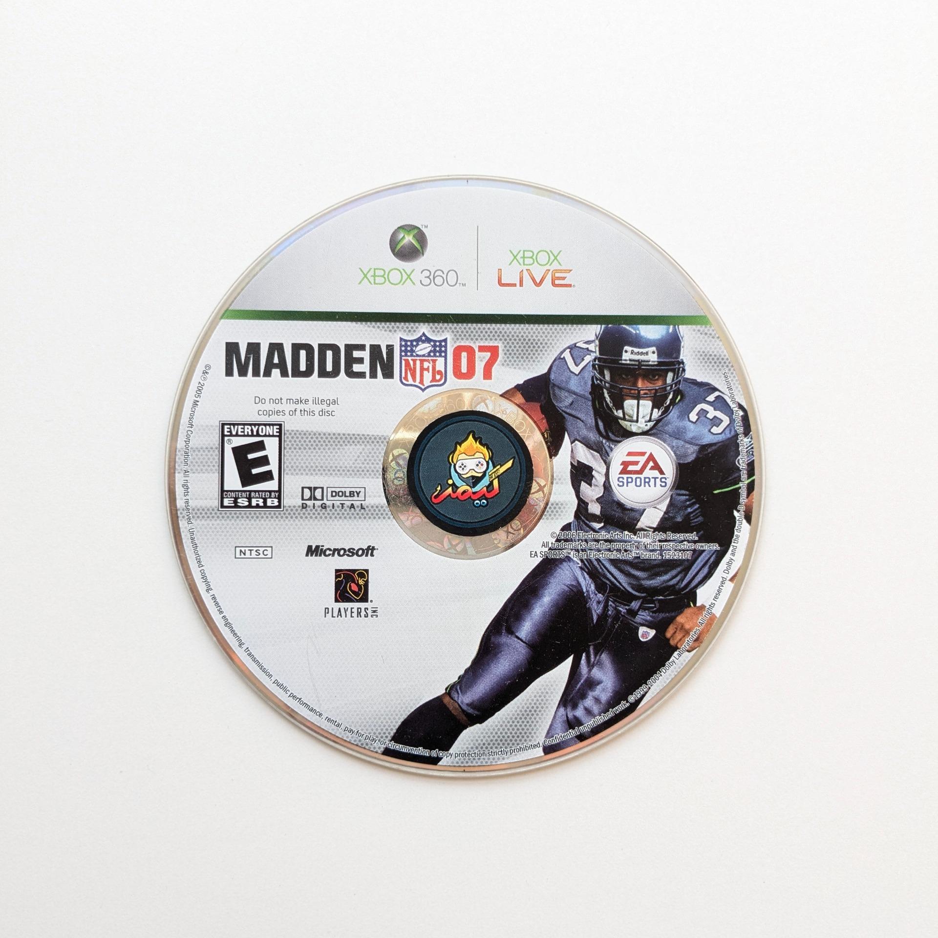 مزایده Madden NFL 07 برای Xbox 360