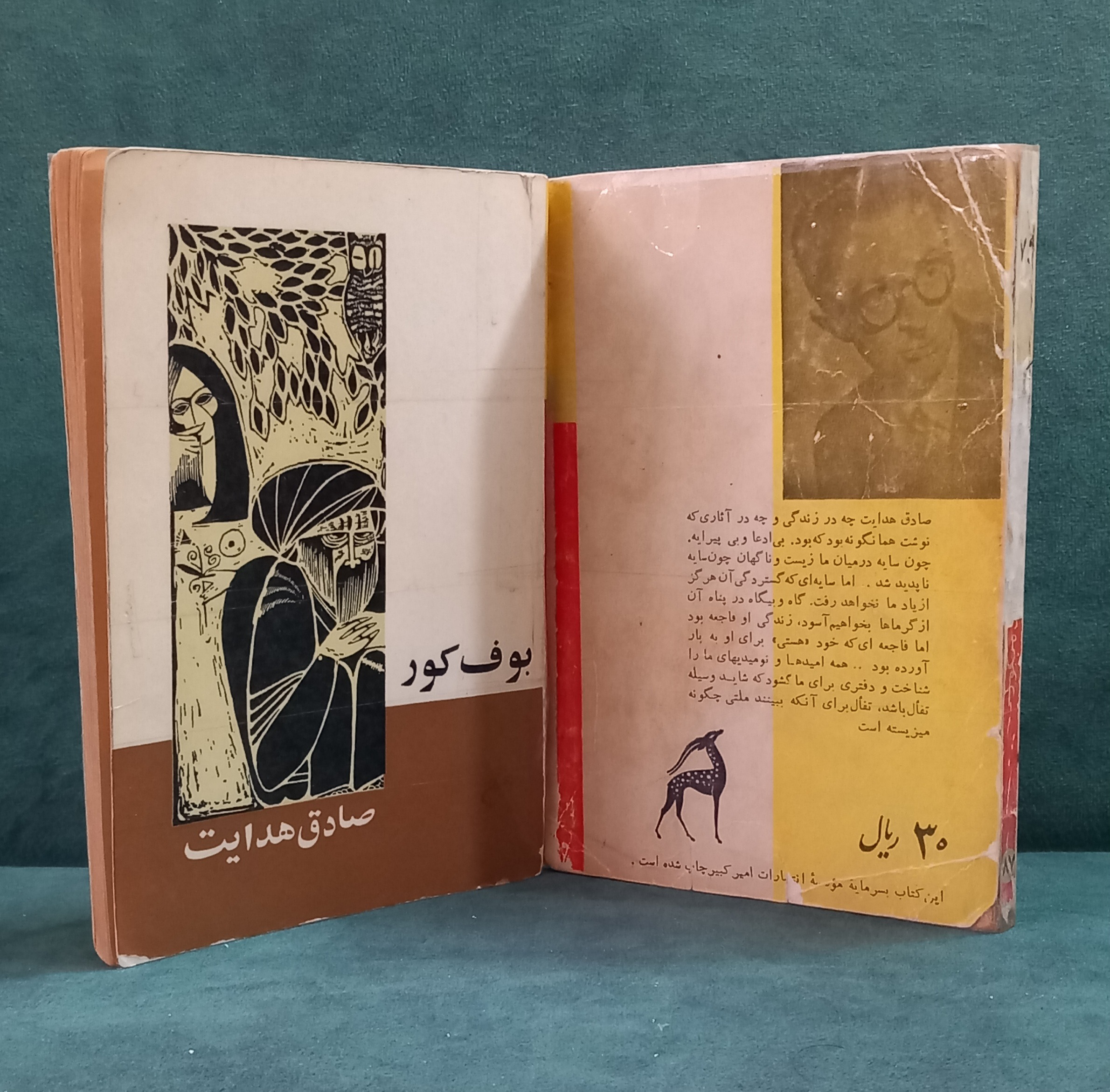 2جلد کتاب قدیمی از صادق هدایت
