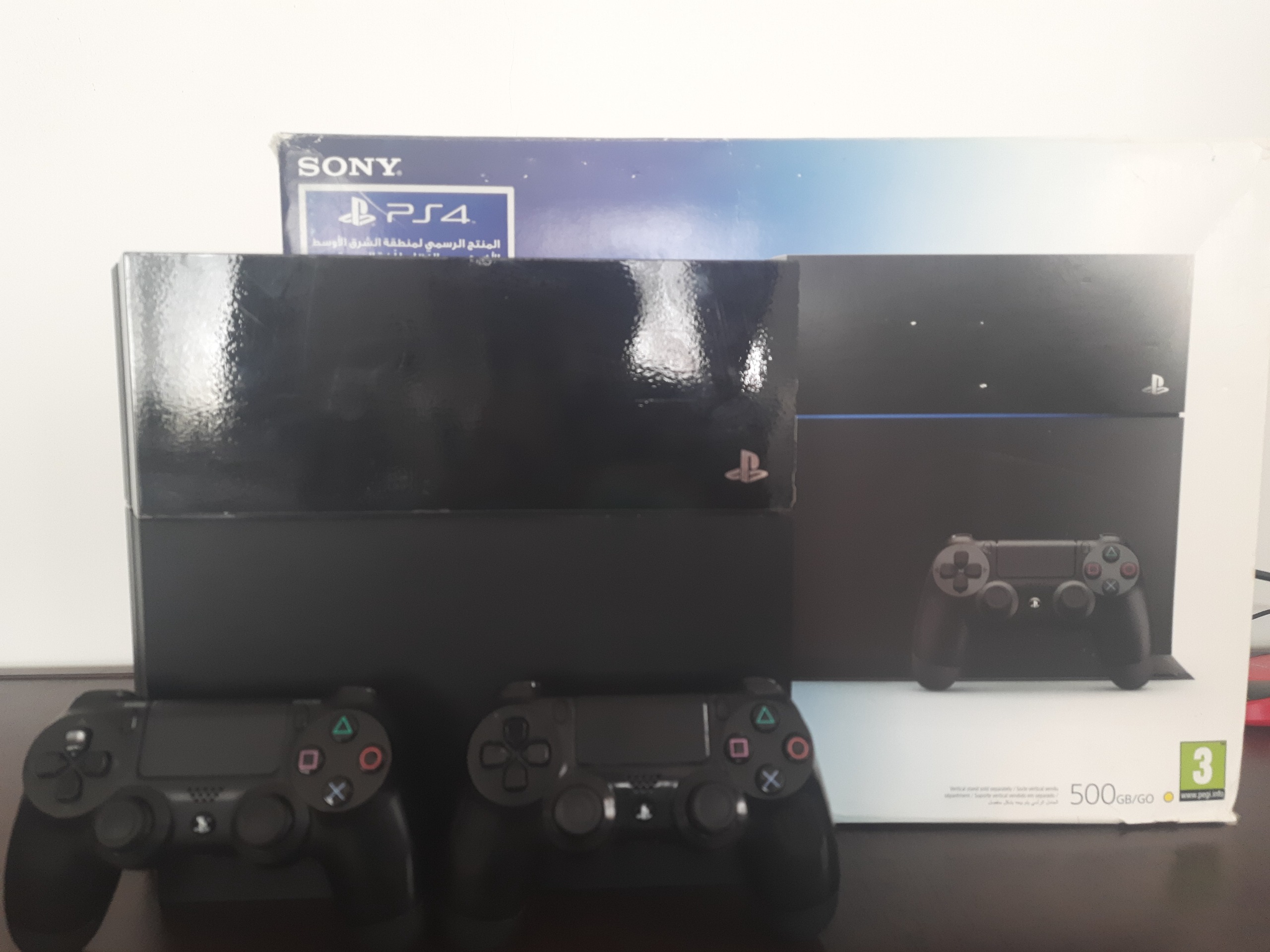 کنسول PS4 Fat 1 ترابایت دو دسته