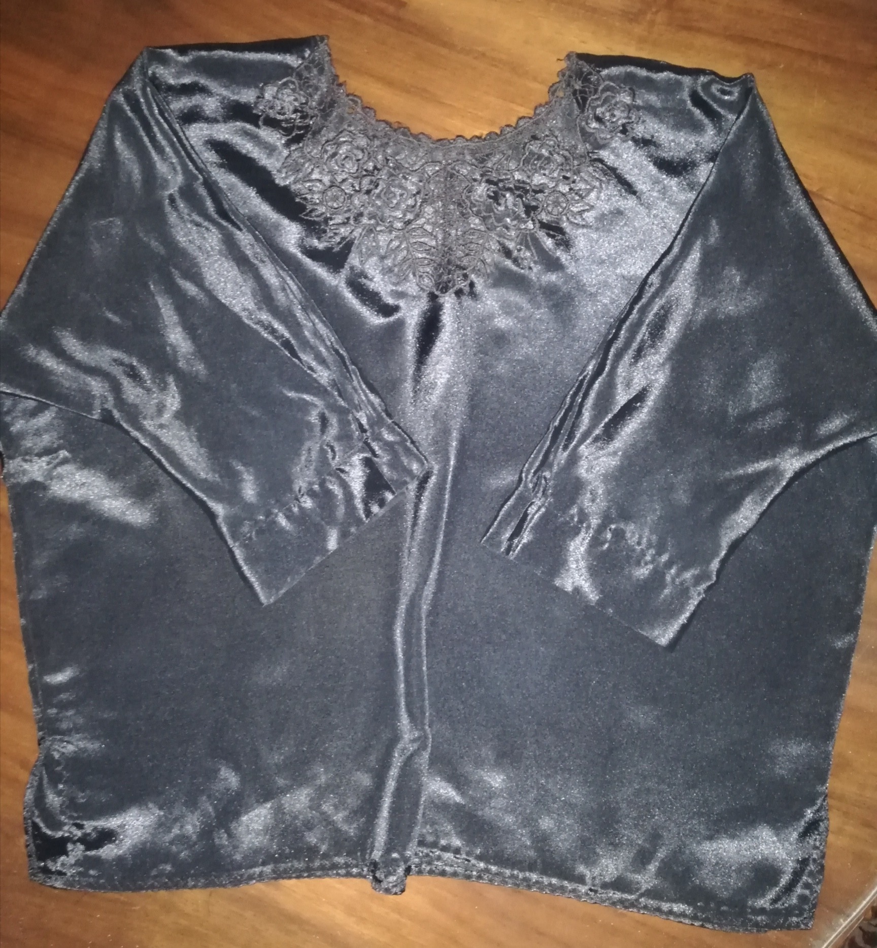 بلوز ساتن و گیپور