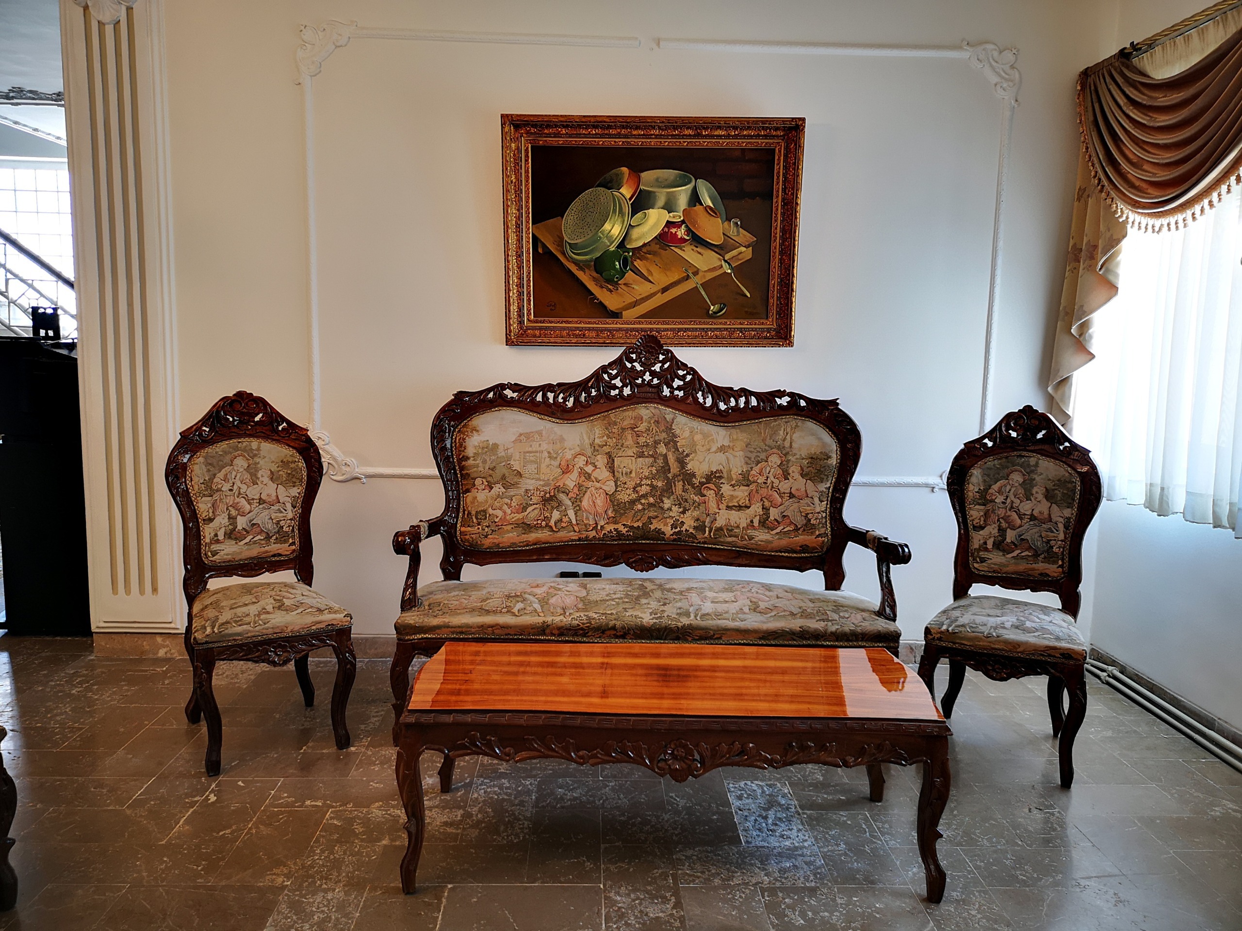 نشیمن 9 نفره استیل