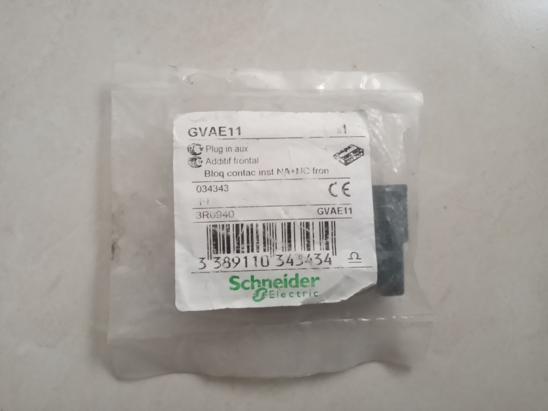 کنتاکت کمکی (1NO1NC) کلید حرارتی اشنایدر کد GVAE11