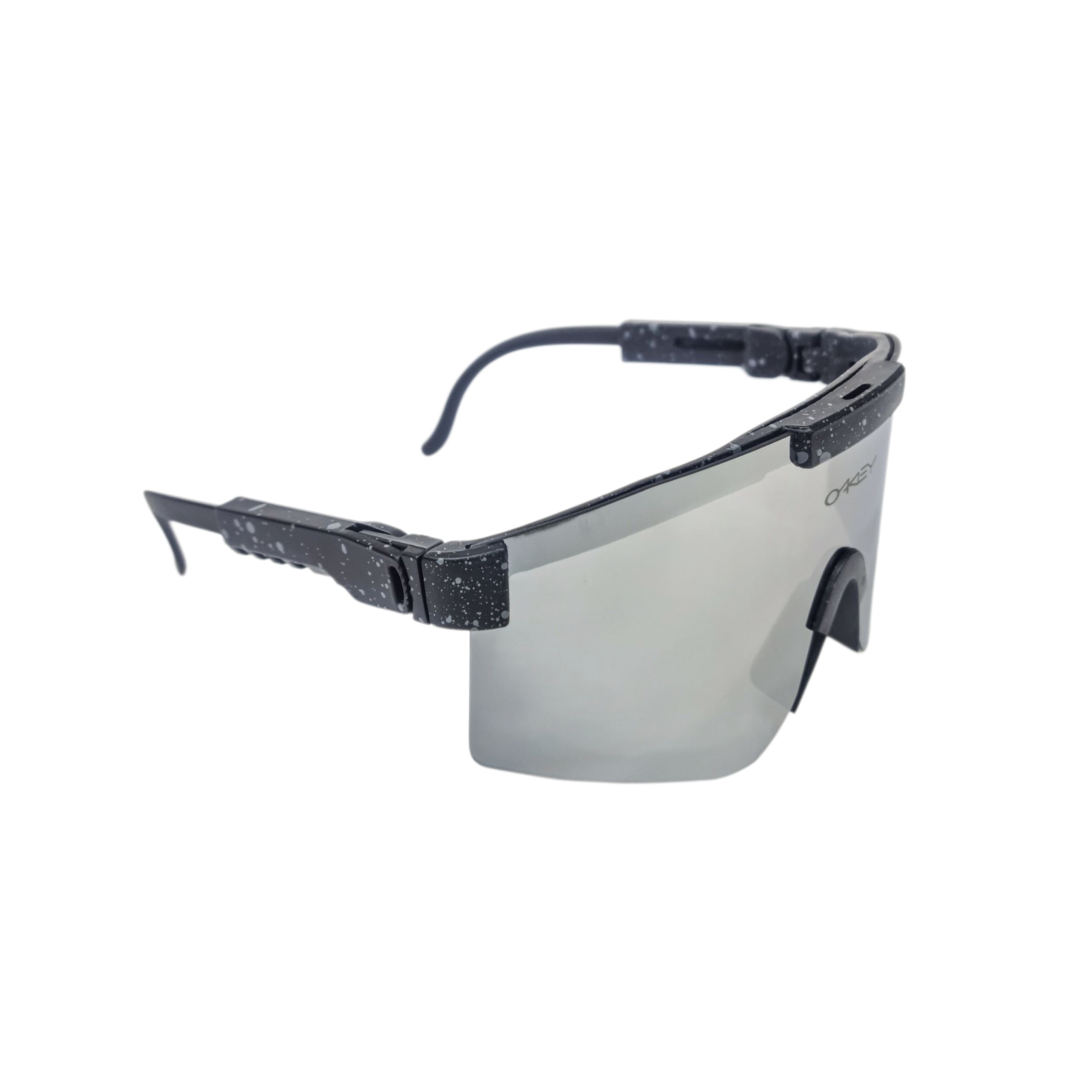 عینک ورزشی OAKLEY مدل Kato جیوه ای نقره ای