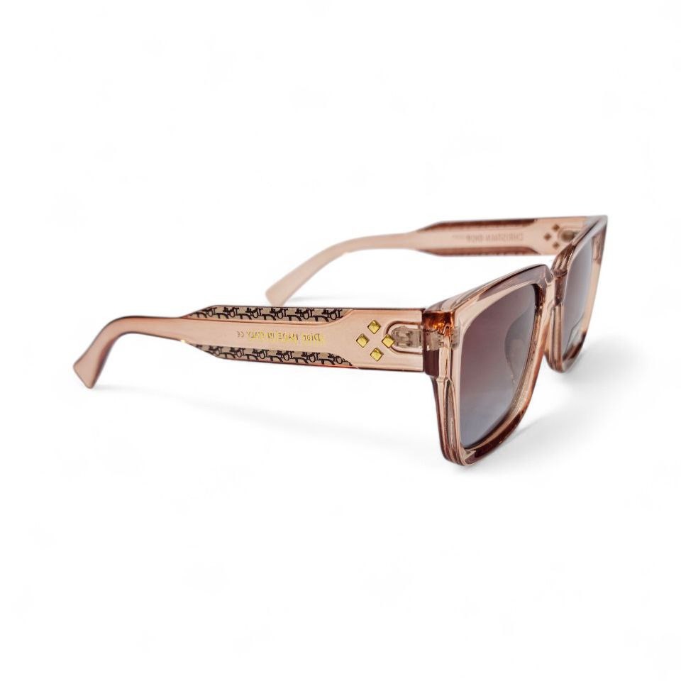 عینک آفتابی زنانه برند DIOR کد 83018عسلی