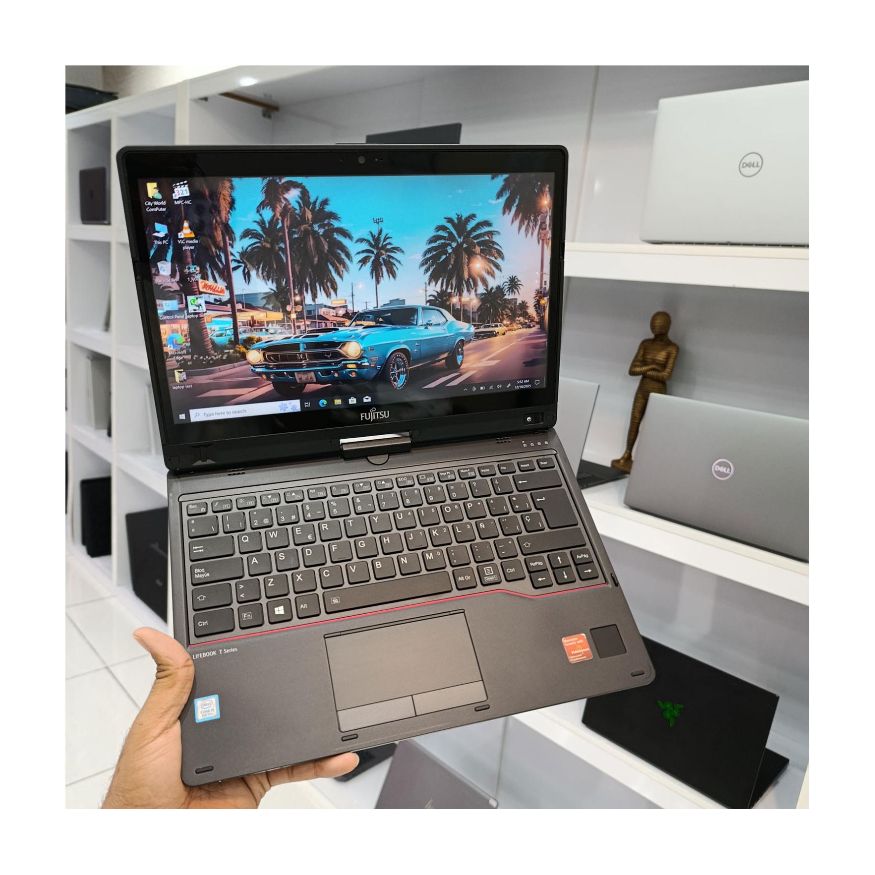 لپ تاپ تاچ 360 درجه Fujitsu T939
