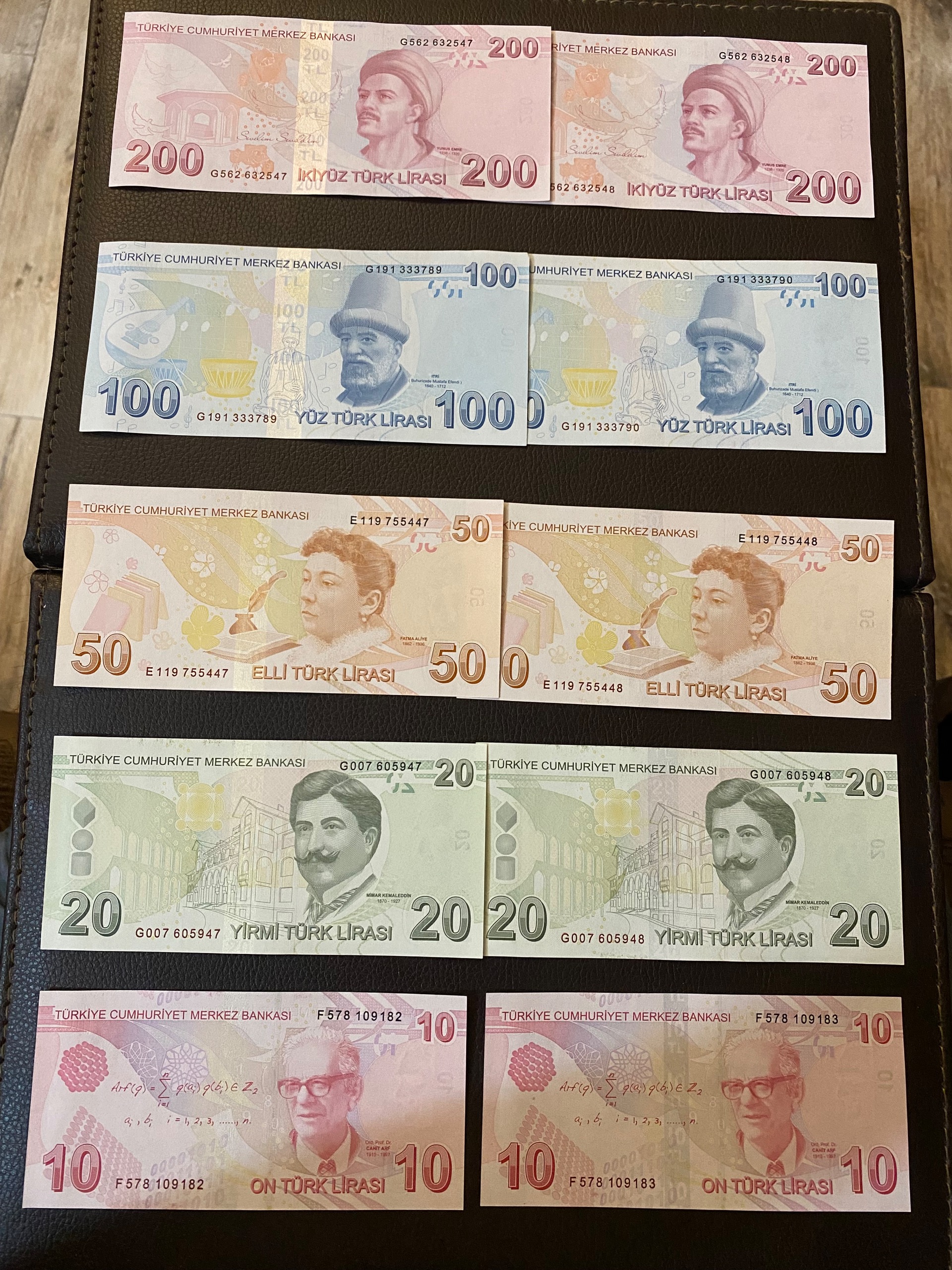 ست جفت لیر ترکیه