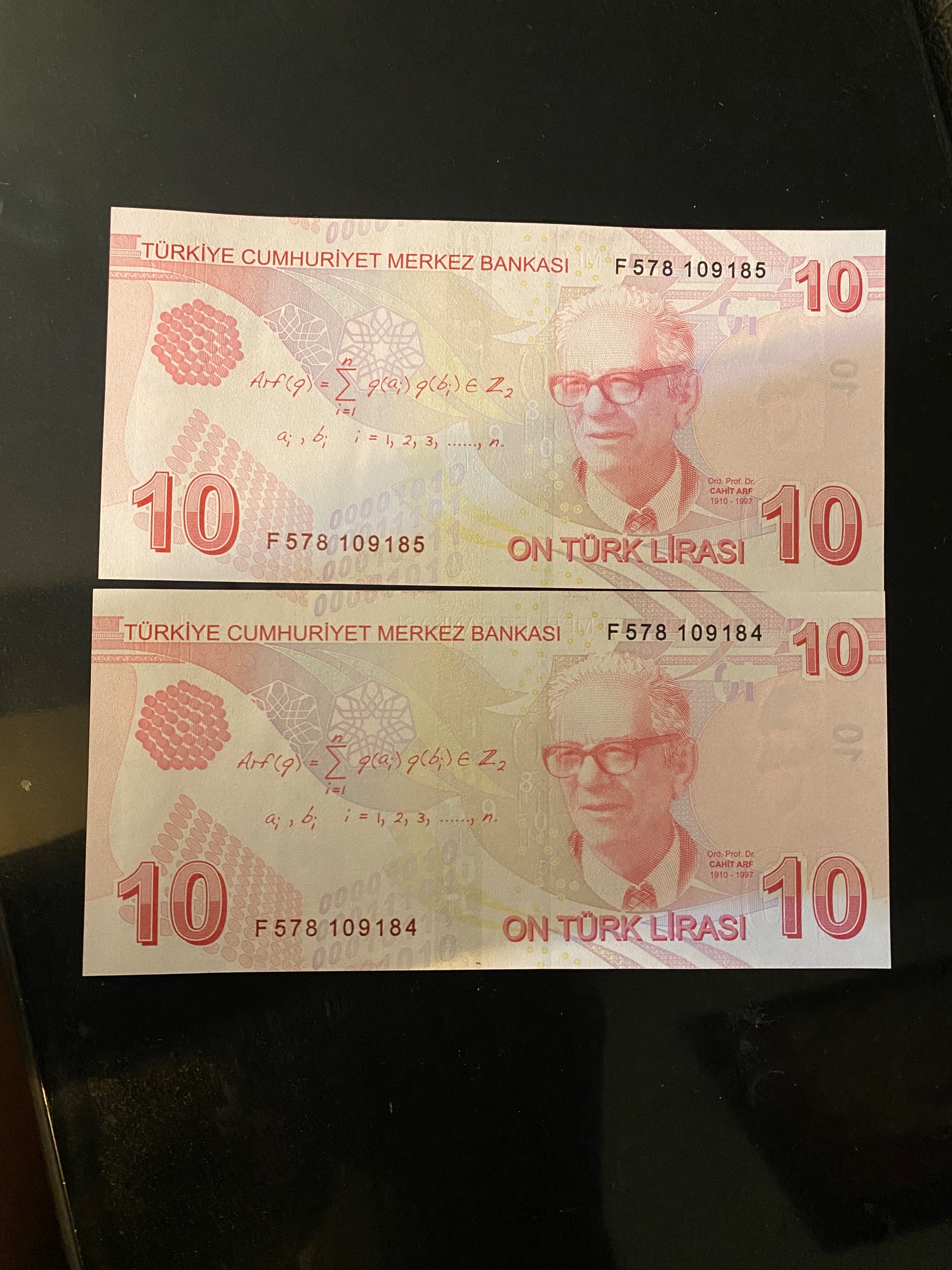 جفت 10 لیر ترکیه