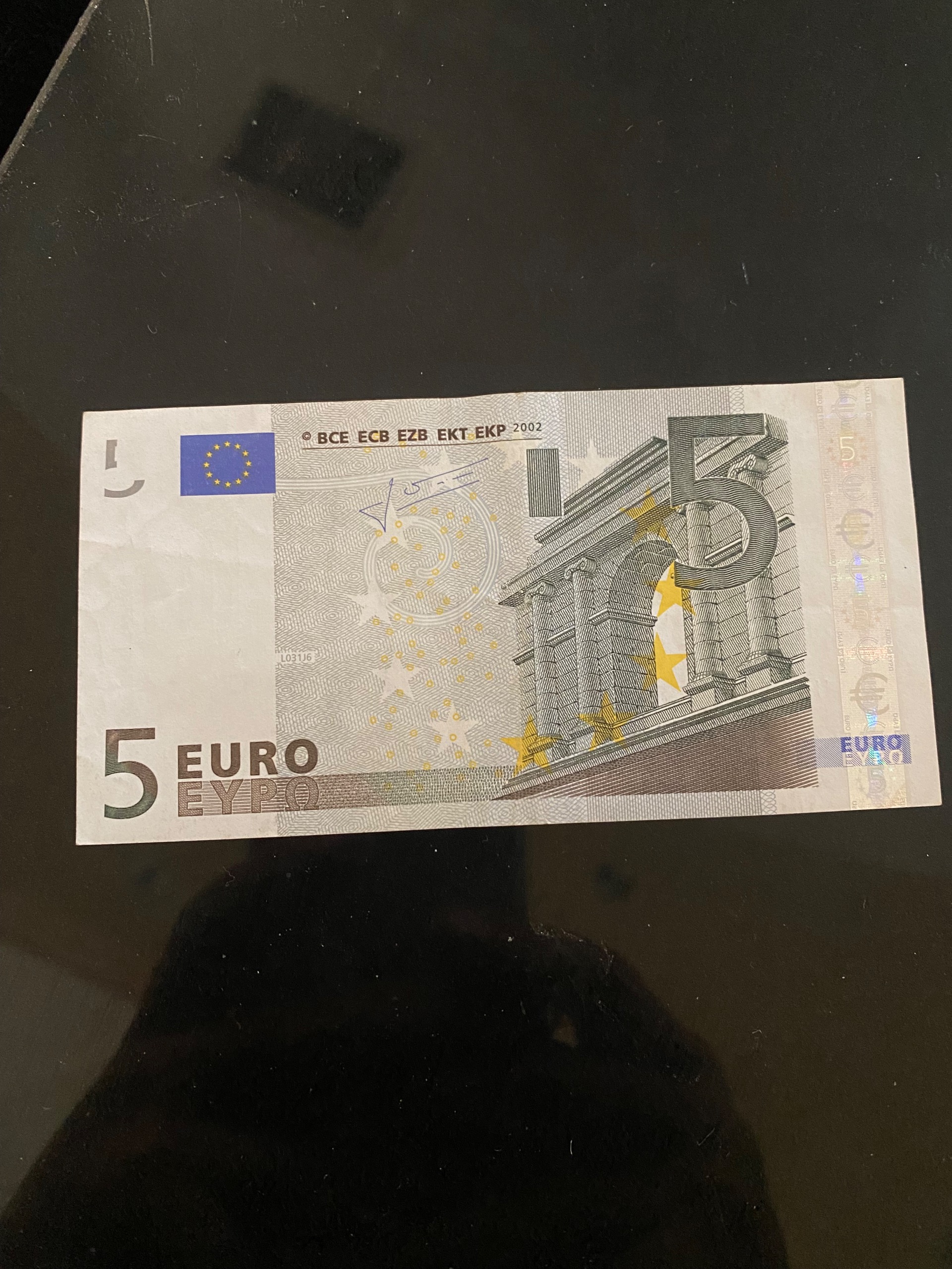 5 یورویی طرح قدیم