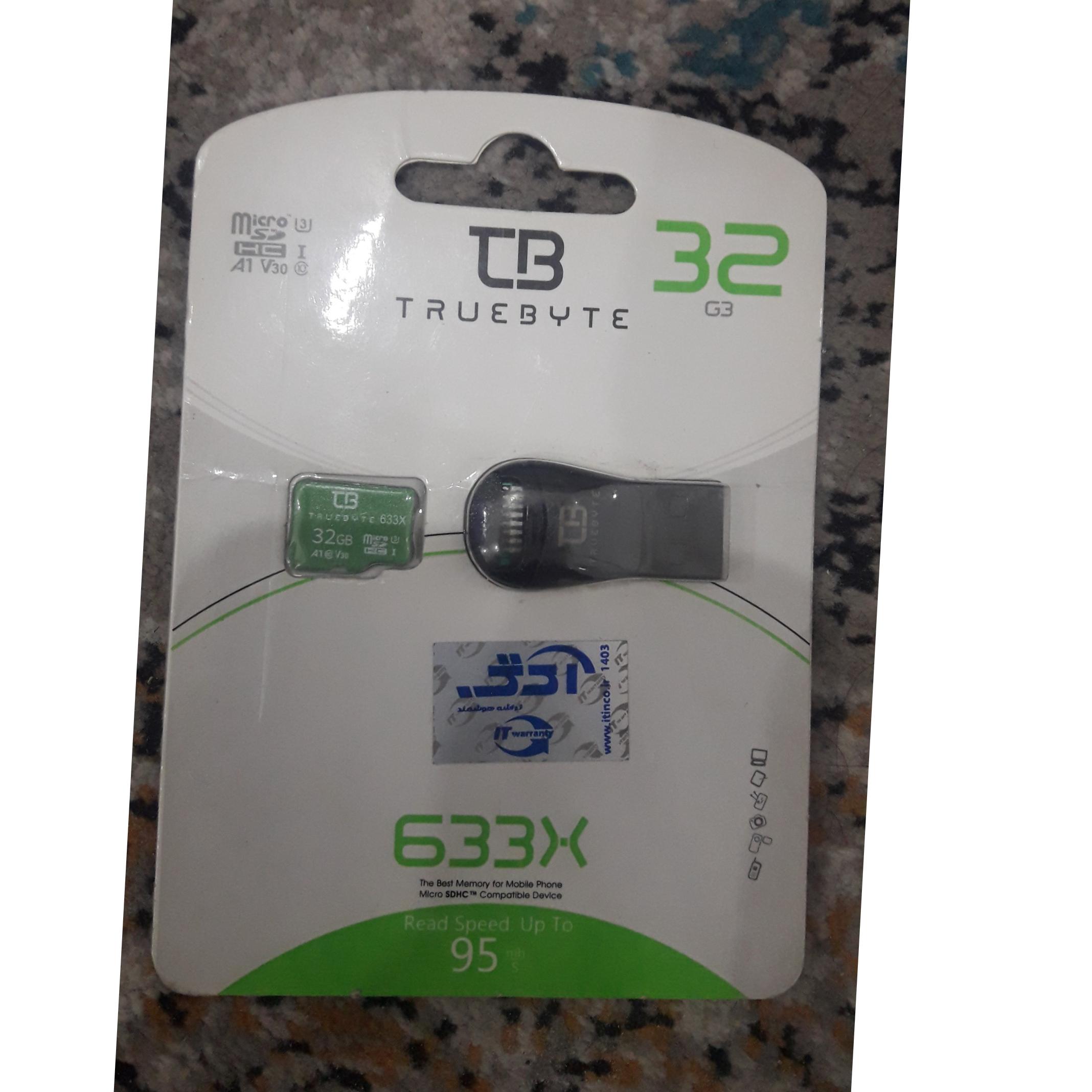 کارت حافظه32گیگ micro.sd برند تروبایت