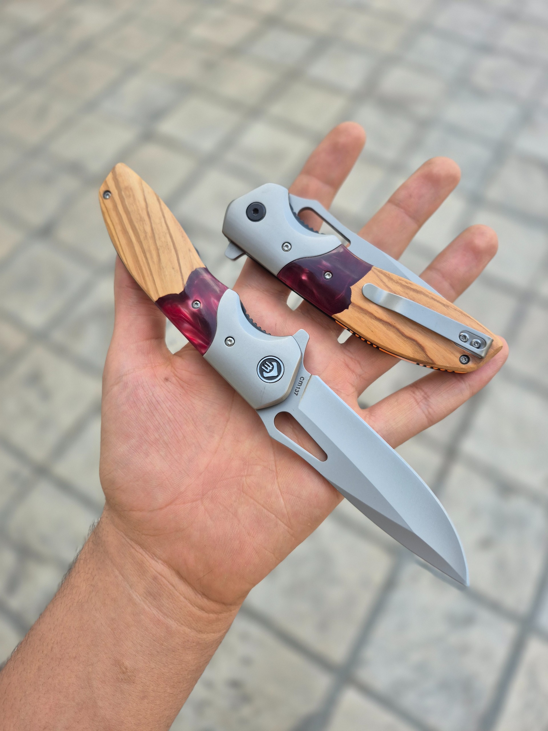چاقوی جیبی ضامندار چانگمینگ مدل cm137
