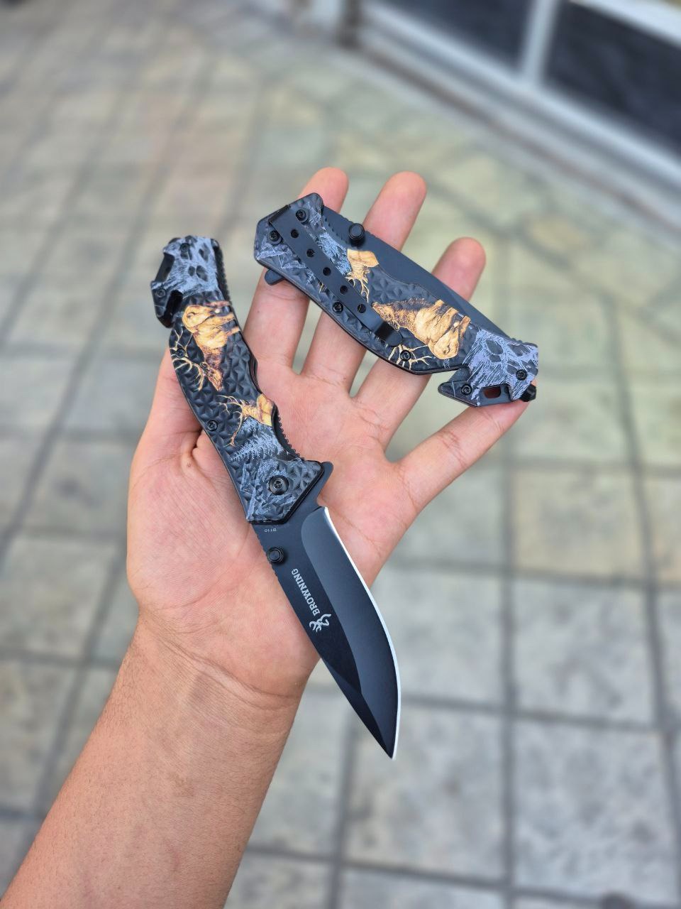 چاقوی جیبی ضامندار برونینگ مدل B110