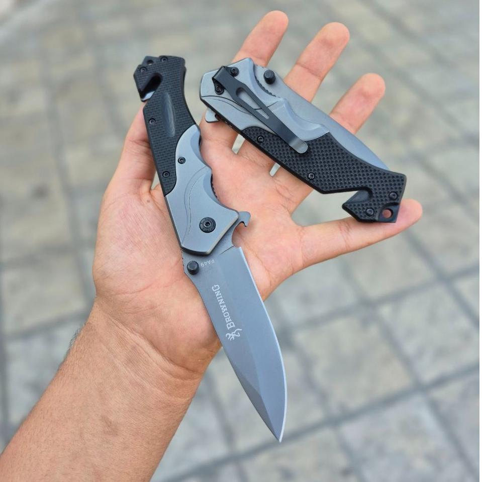 چاقوی جیبی ضامن دار برونینگ مدلFA49