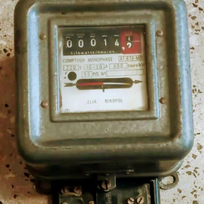 کنتور برق قدیمی