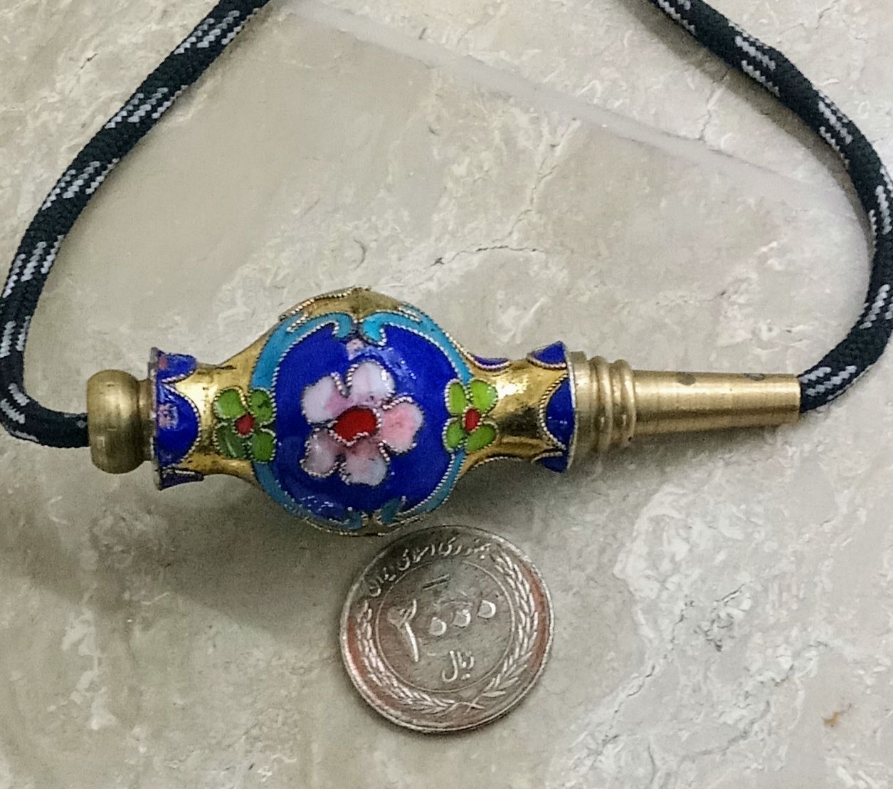 مهره مینا کاری قدیمی