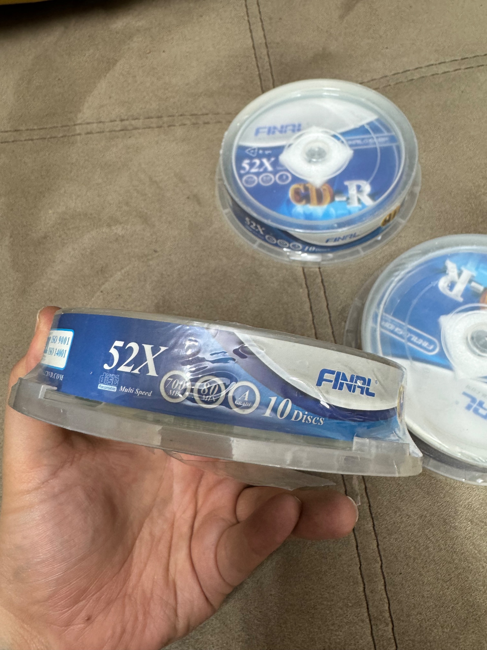 3 بسته سی دی خام cd اورجینال
