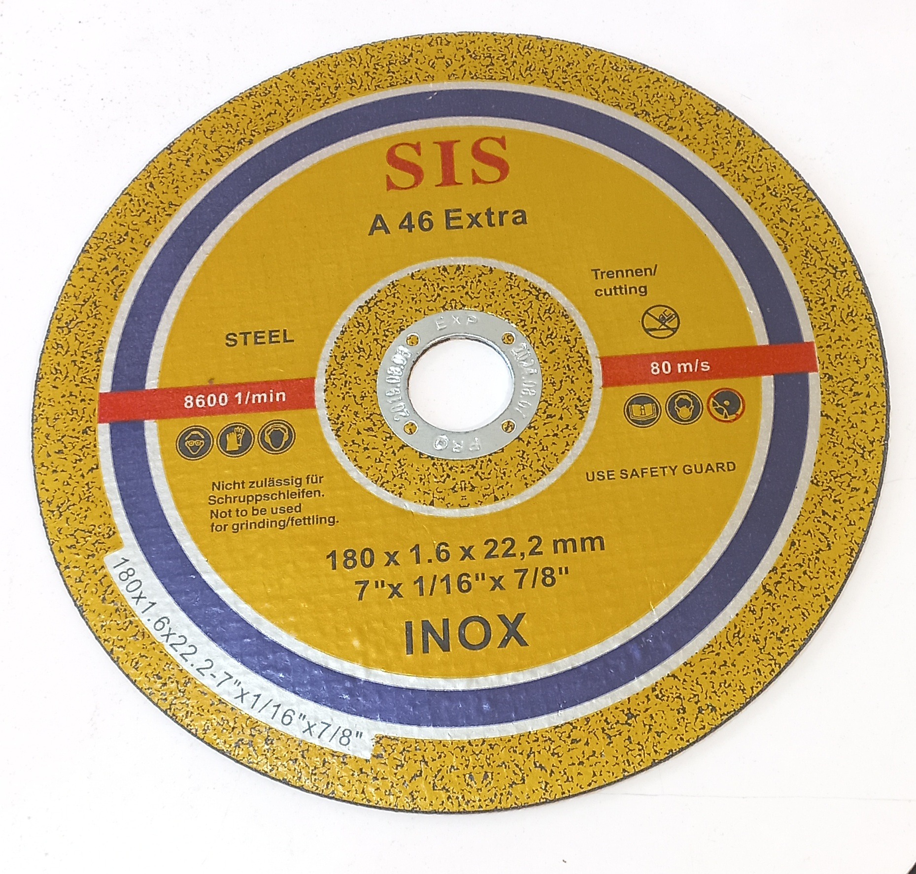استیل بر 180 میلی متری sis