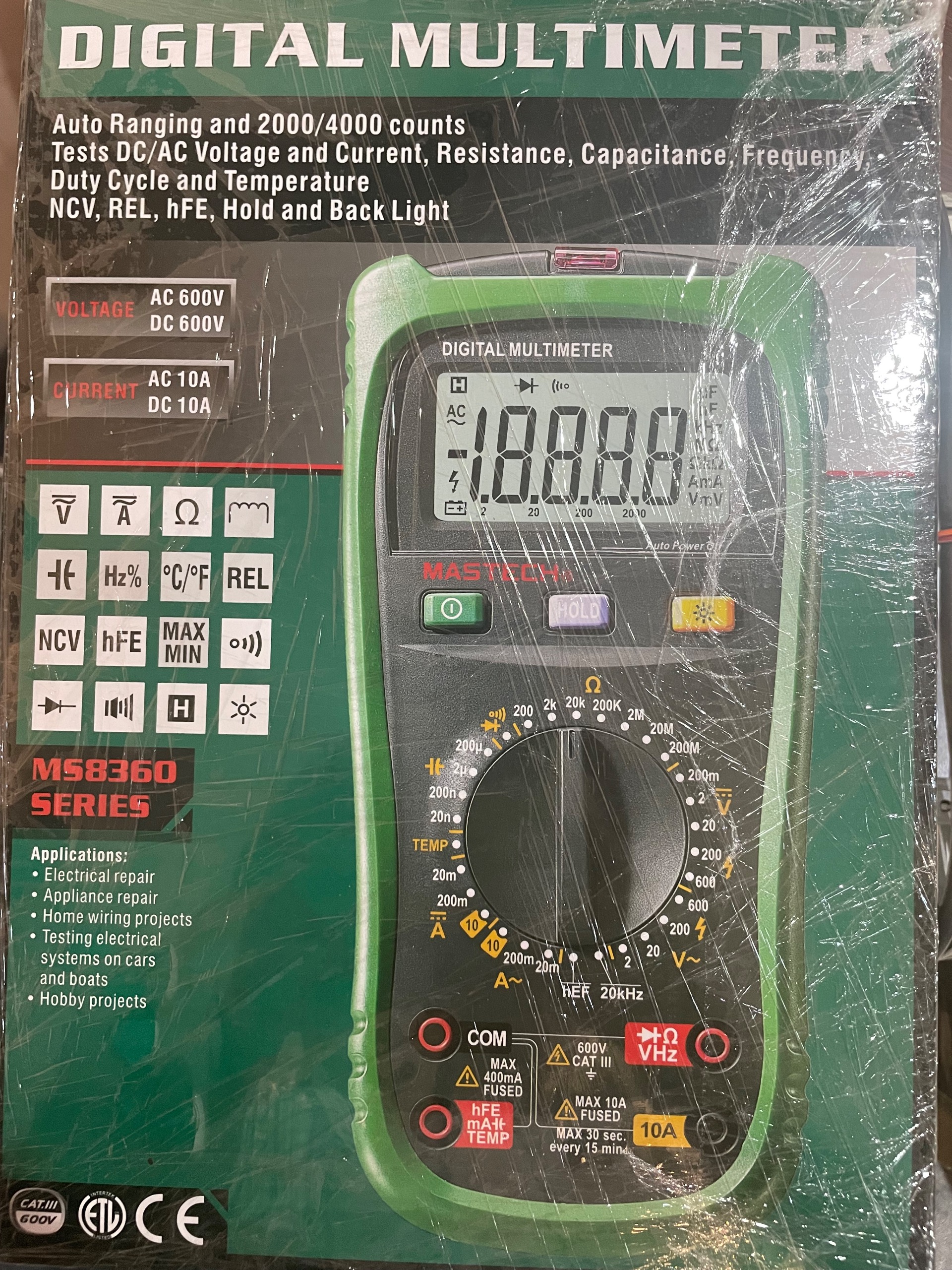 مولتی متر دیجیتال مستک مدل MS8360G