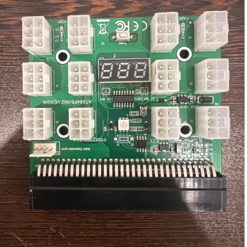 برد بریک اوت 12 خروجی LED صفحه نمایش و دکمه روشن