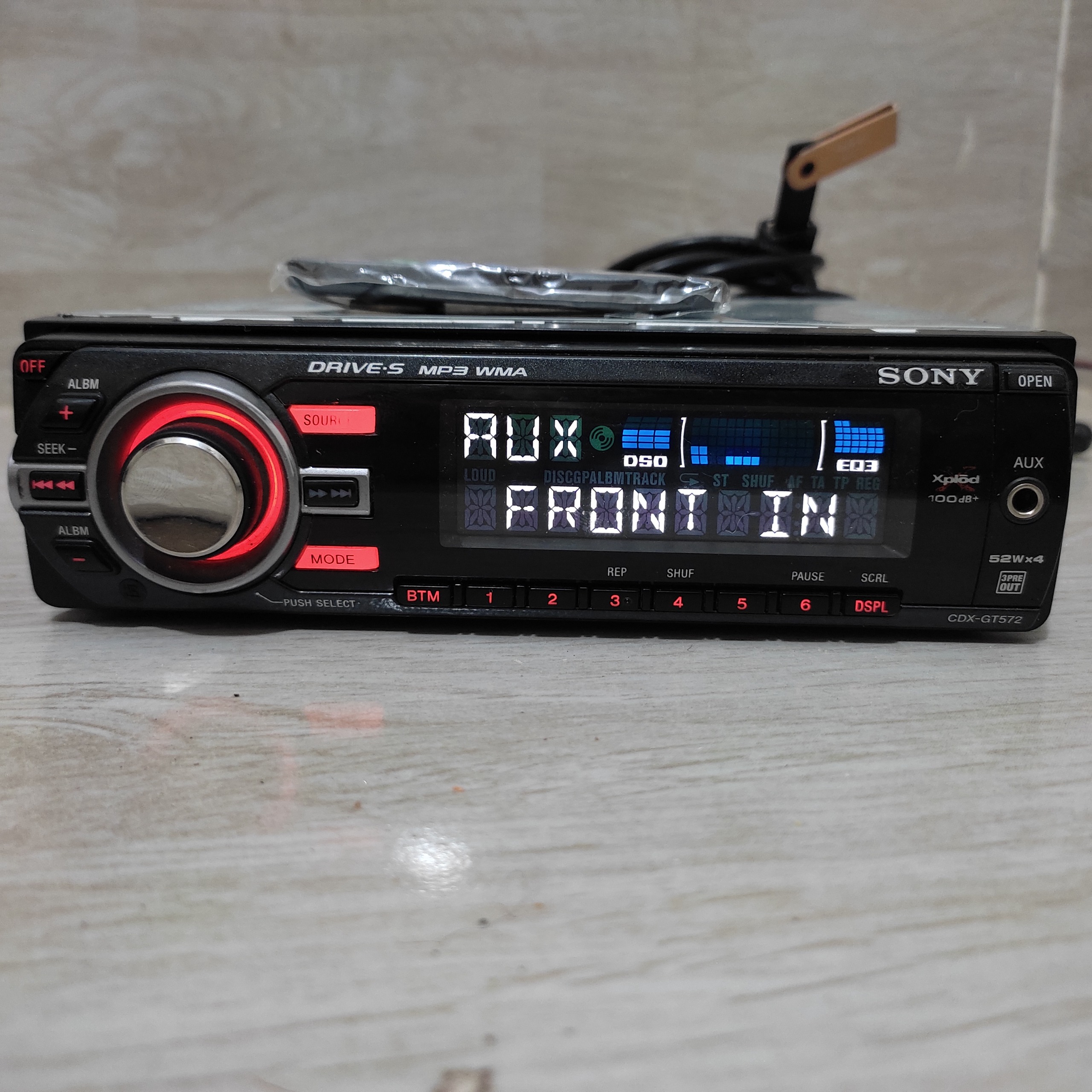 پخش ظبط سونی gt572فلش بلوتوث دار