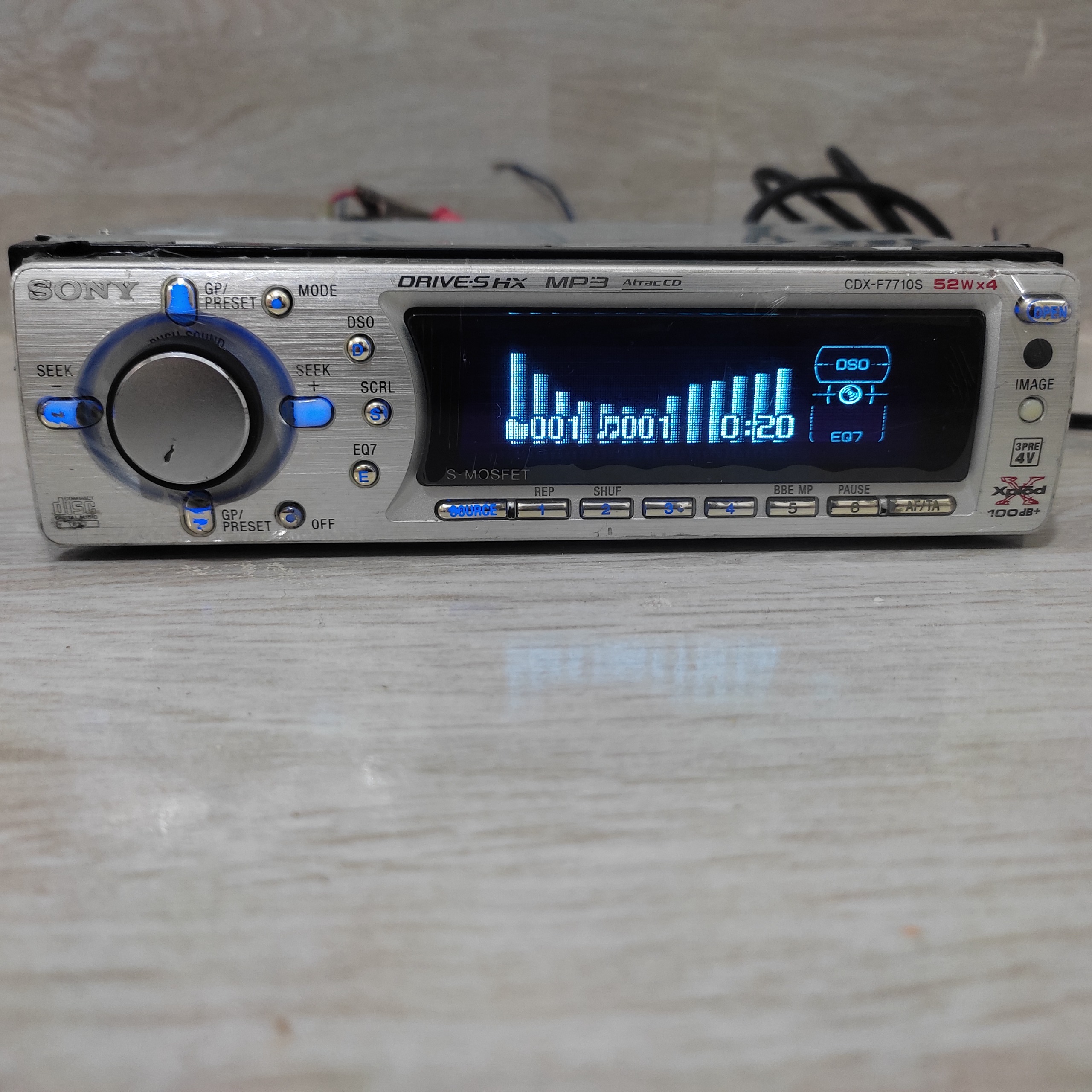 پخش ظبط سونی f7710s فلش بلوتوث دار