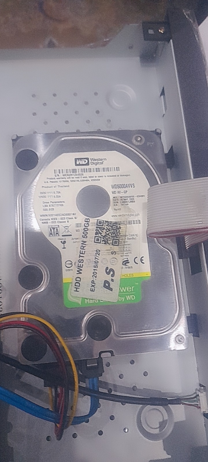 هارد500گیگ وسترن سبز