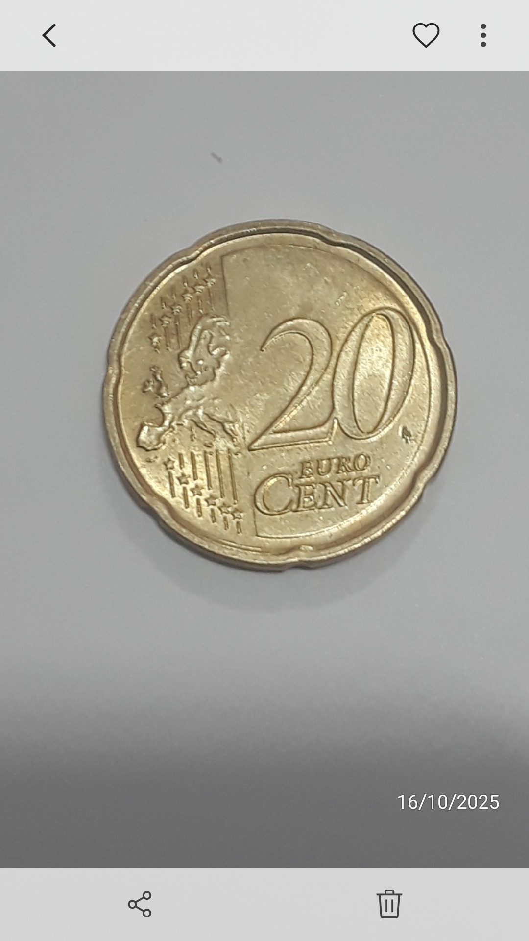 سکه 20سنت یورو آلمان