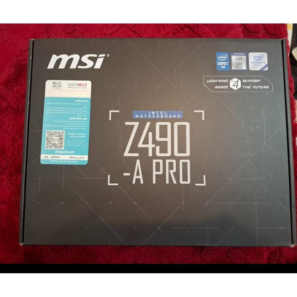 مادر بورد z490-a pro msi