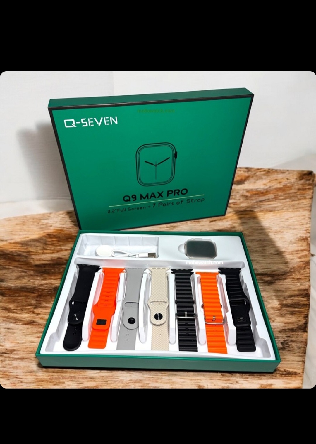 ساعت q seven دارای هفت مدل بند