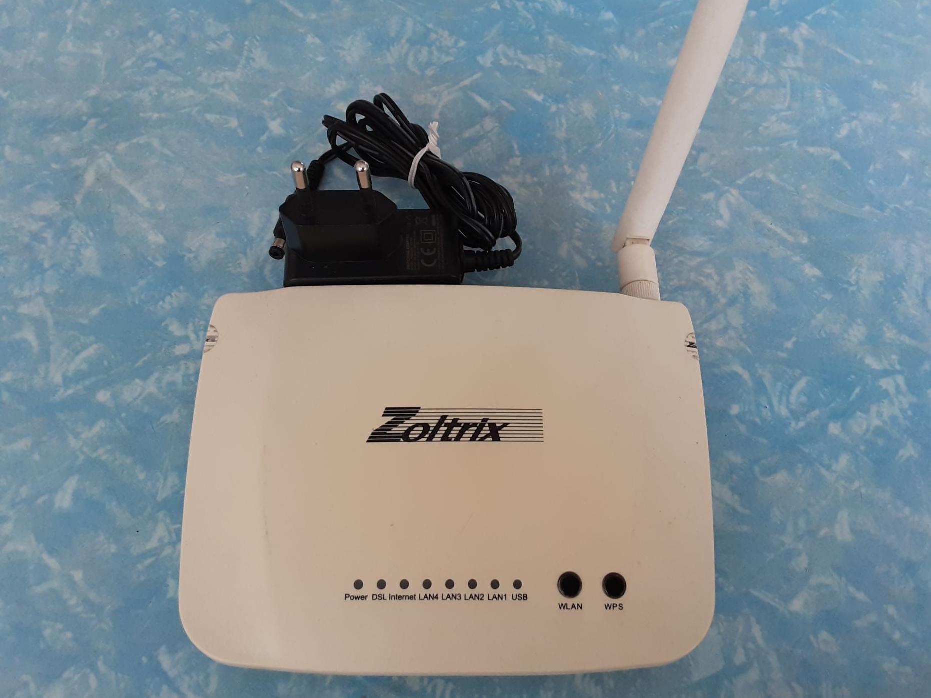 مودم زولتریکس ZW444 تک آنتنه سالم با آداپتور