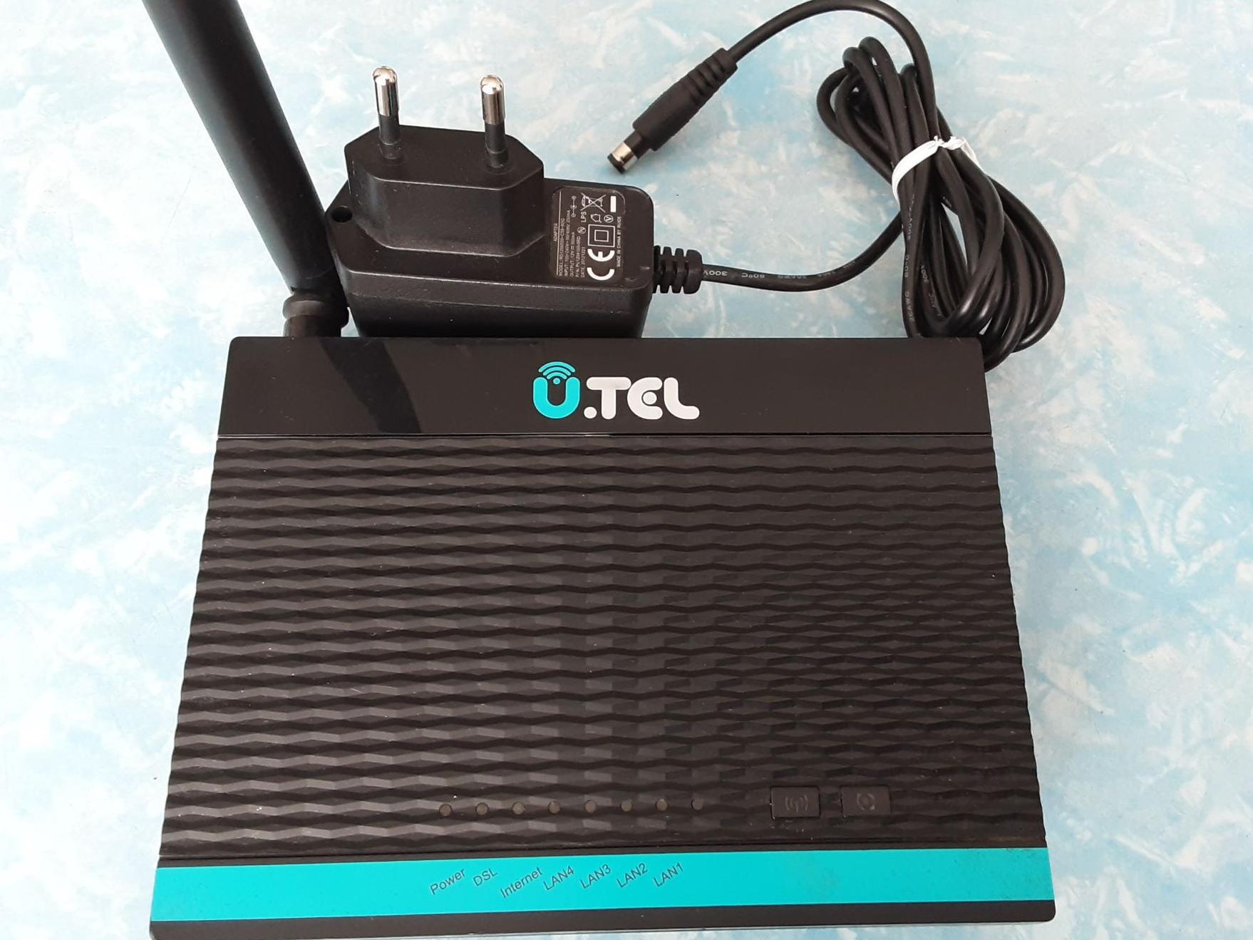 مودم ADSL یوتل A154 سالم با آداپتور