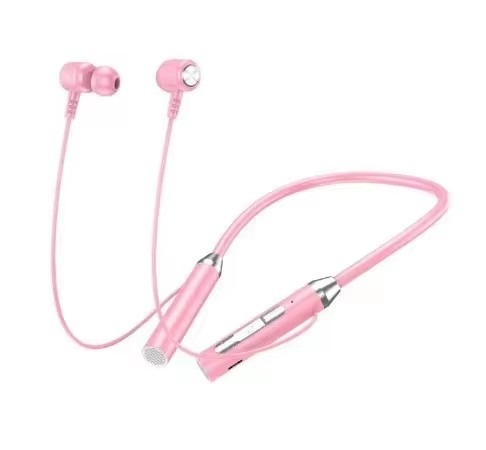 هندزفری گردنی سیلیکونی_صورتی