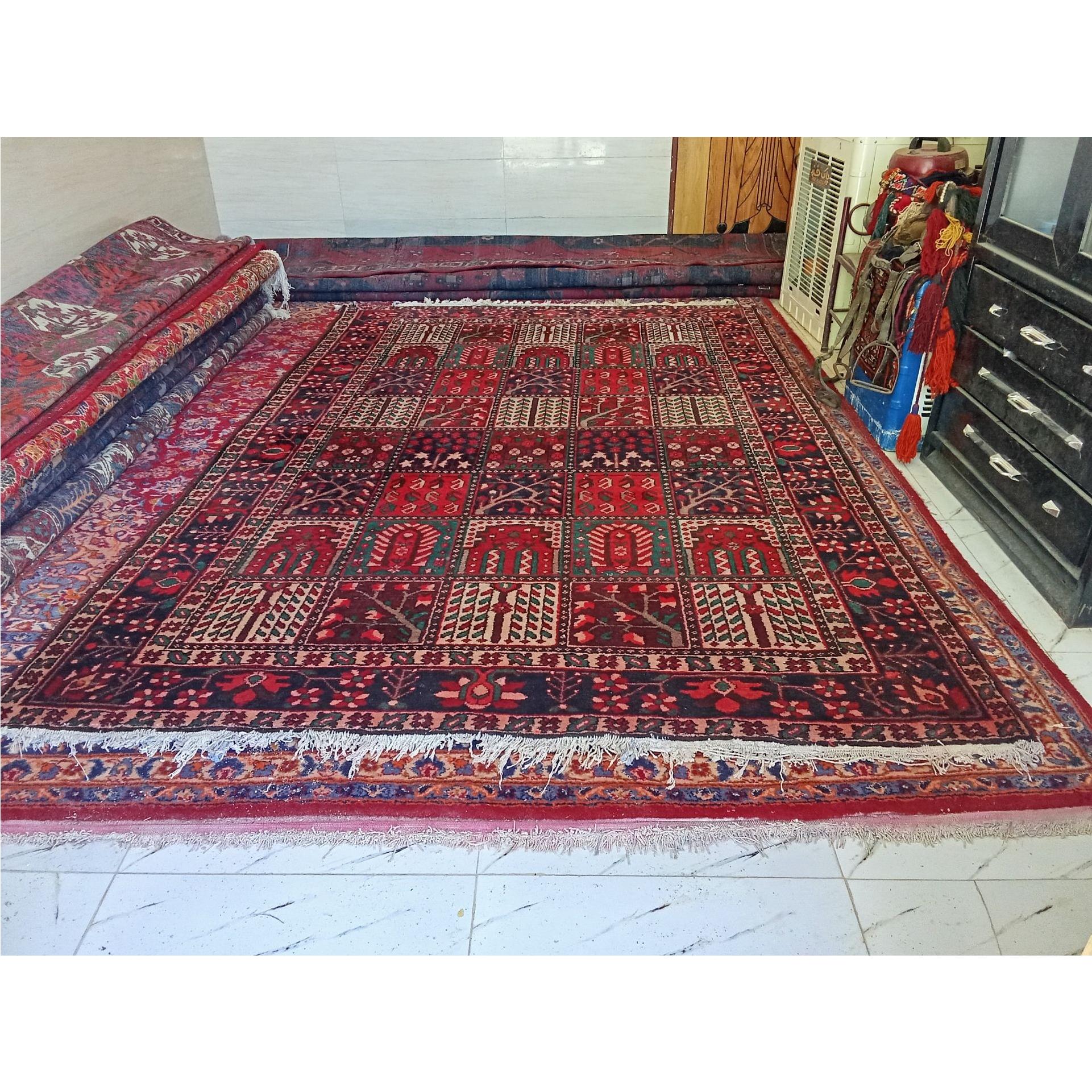 فرش خشتی زیبا 6متری