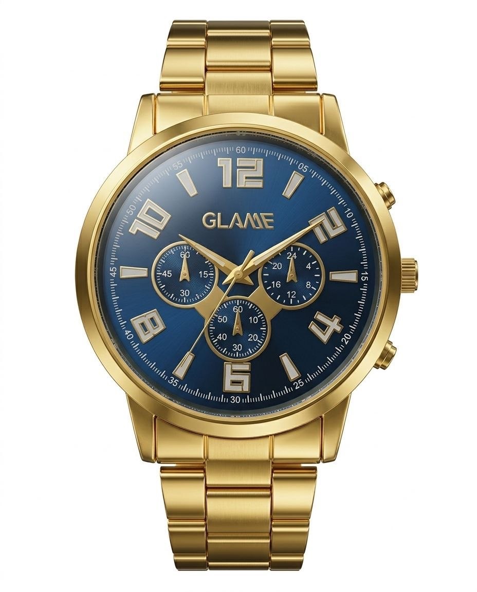 ساعت مردانه برند GLAME بالاترین کیفیت