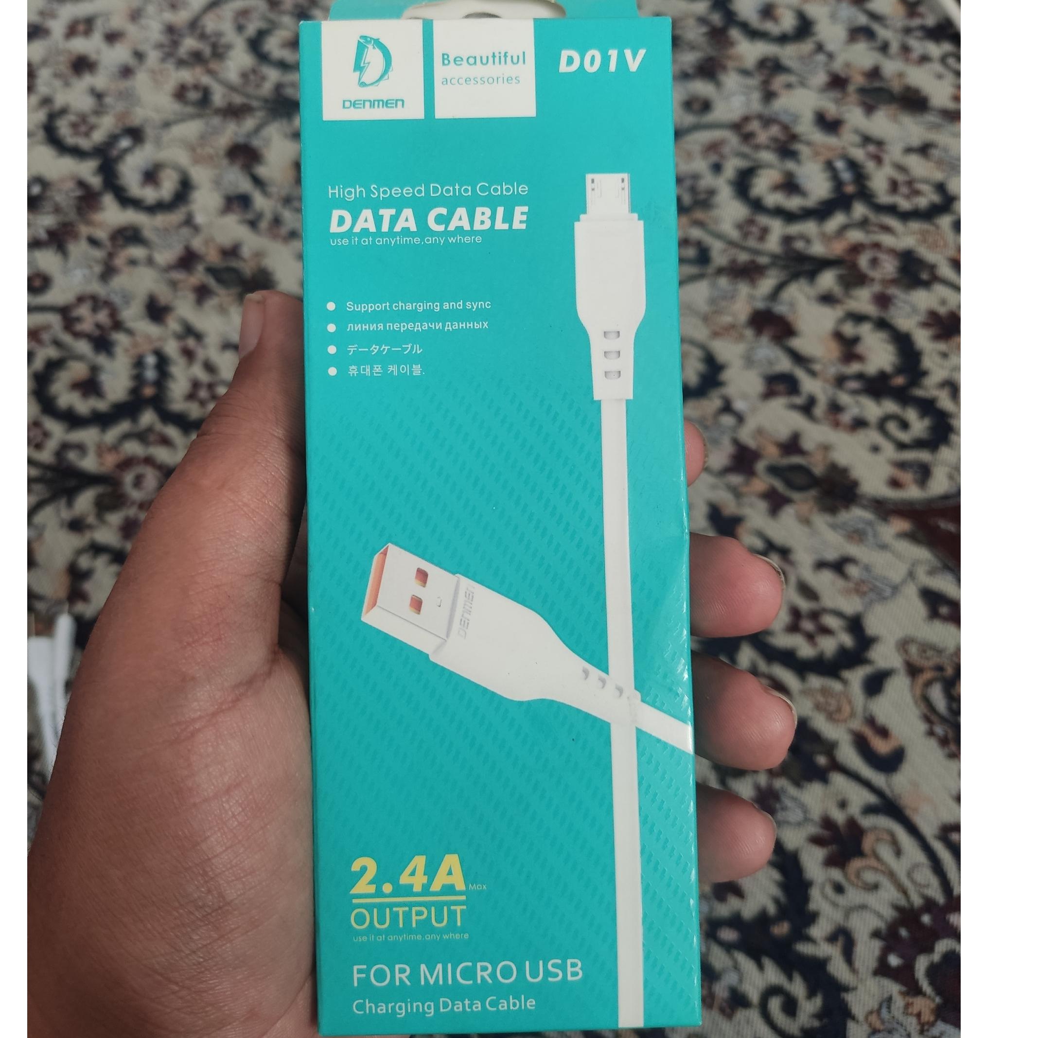 کابل شارژر اندرویید DENMEN