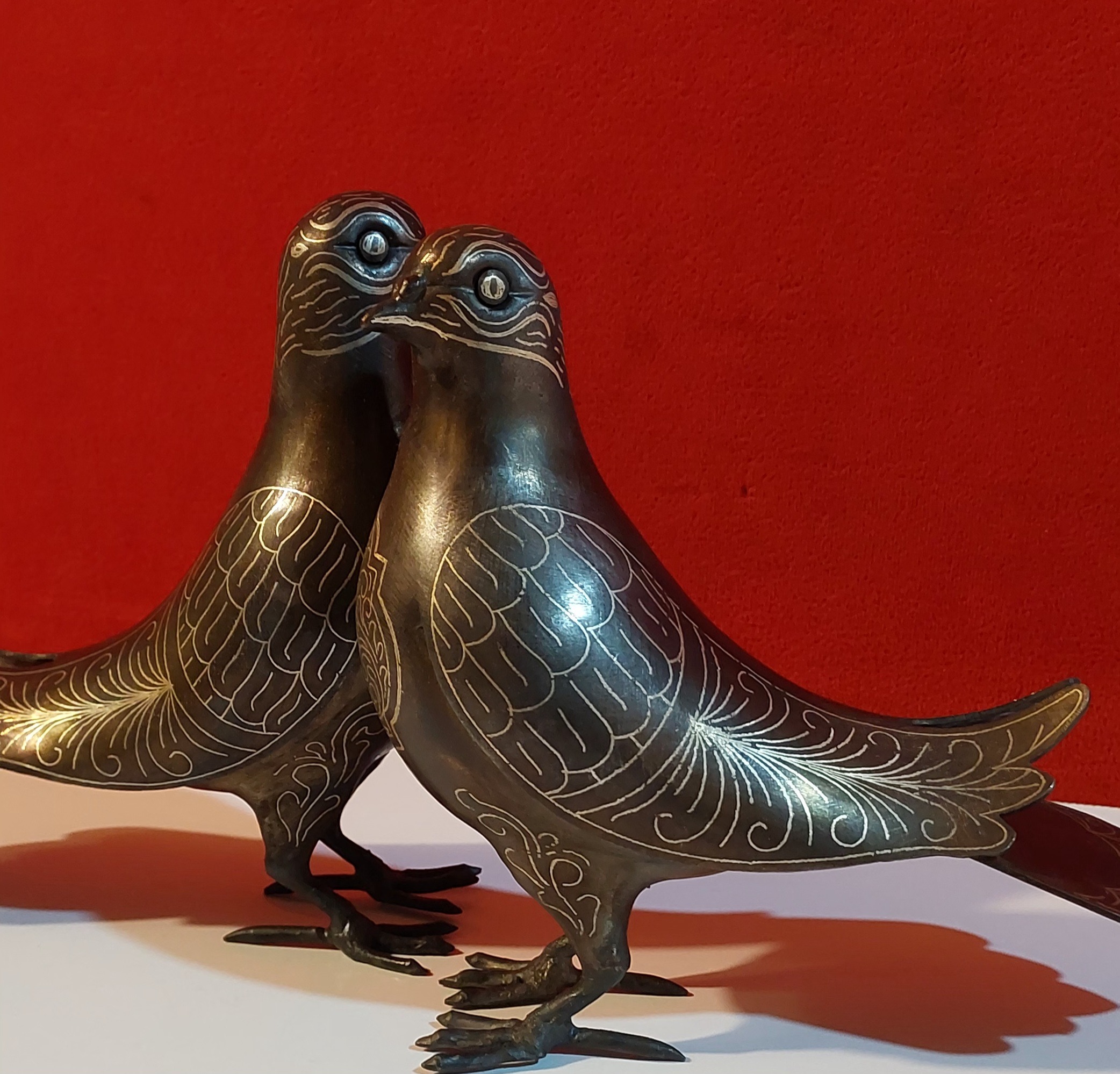 جفت کبوتر فولادی