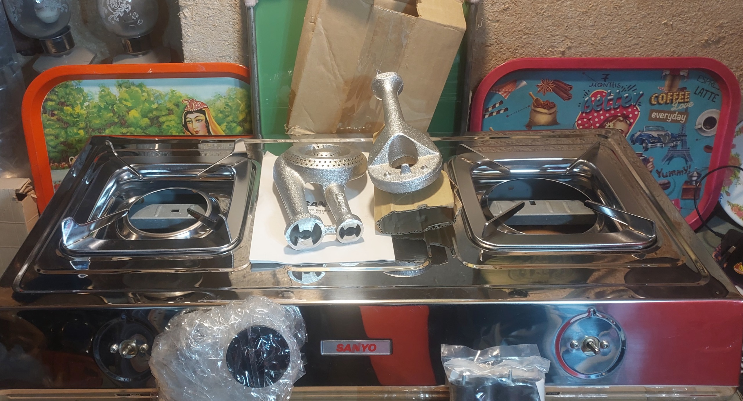 اجاق گاز دو شعله sanyo