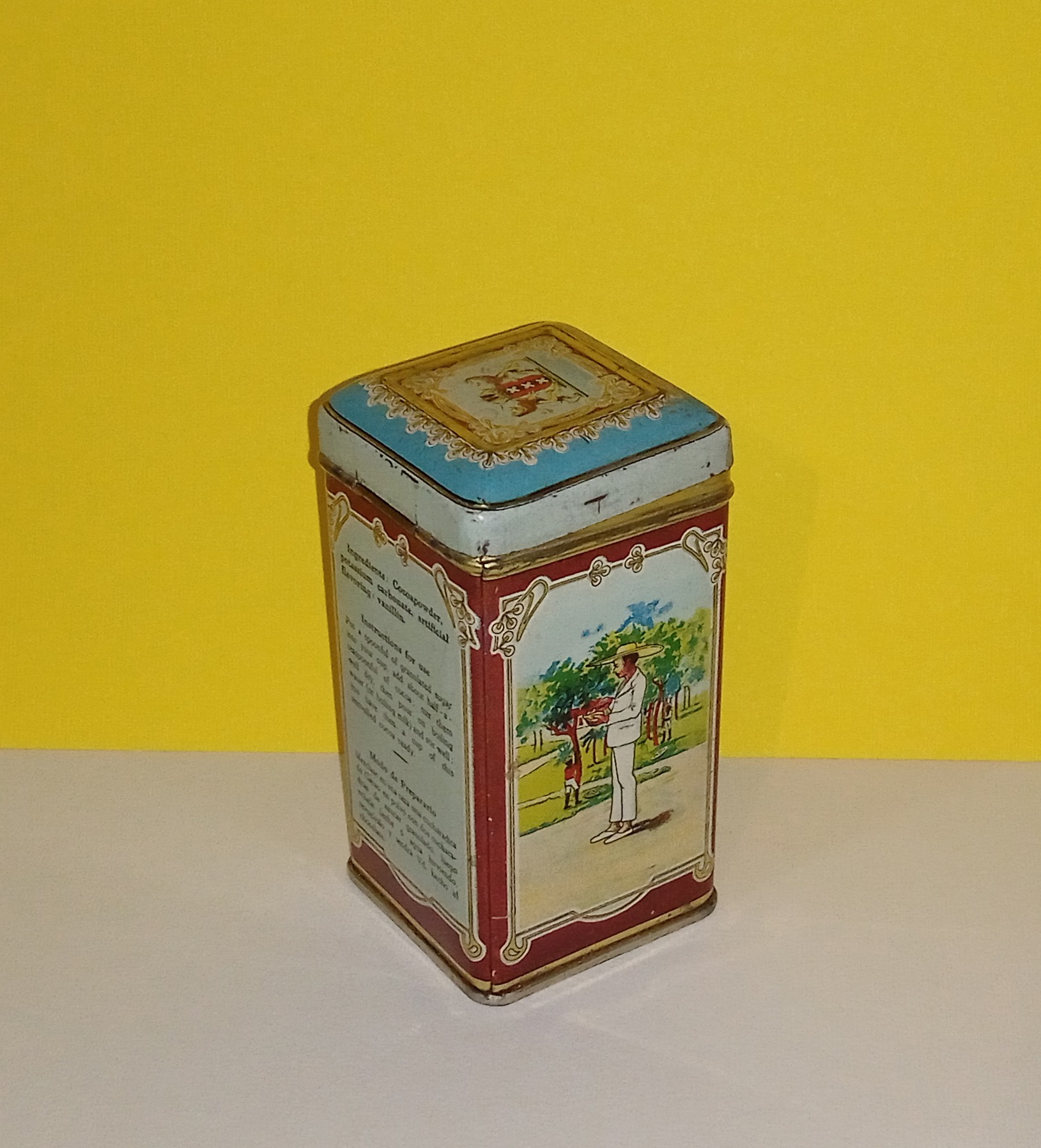 قوطی خالی پودر کاکائو خارجی برند Blooker