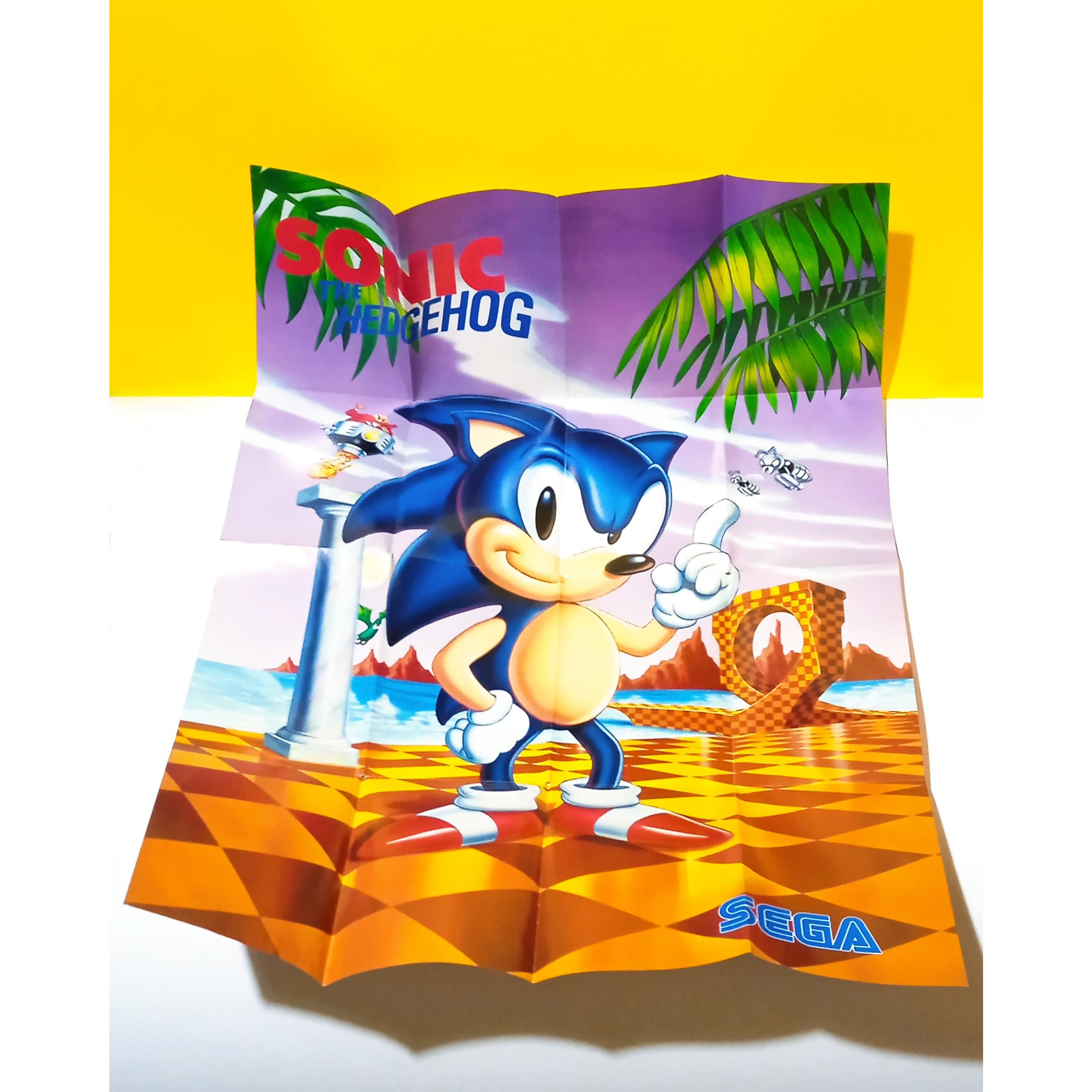 پوستر بازی سونیک سگا اورجینال چاپ ژاپن