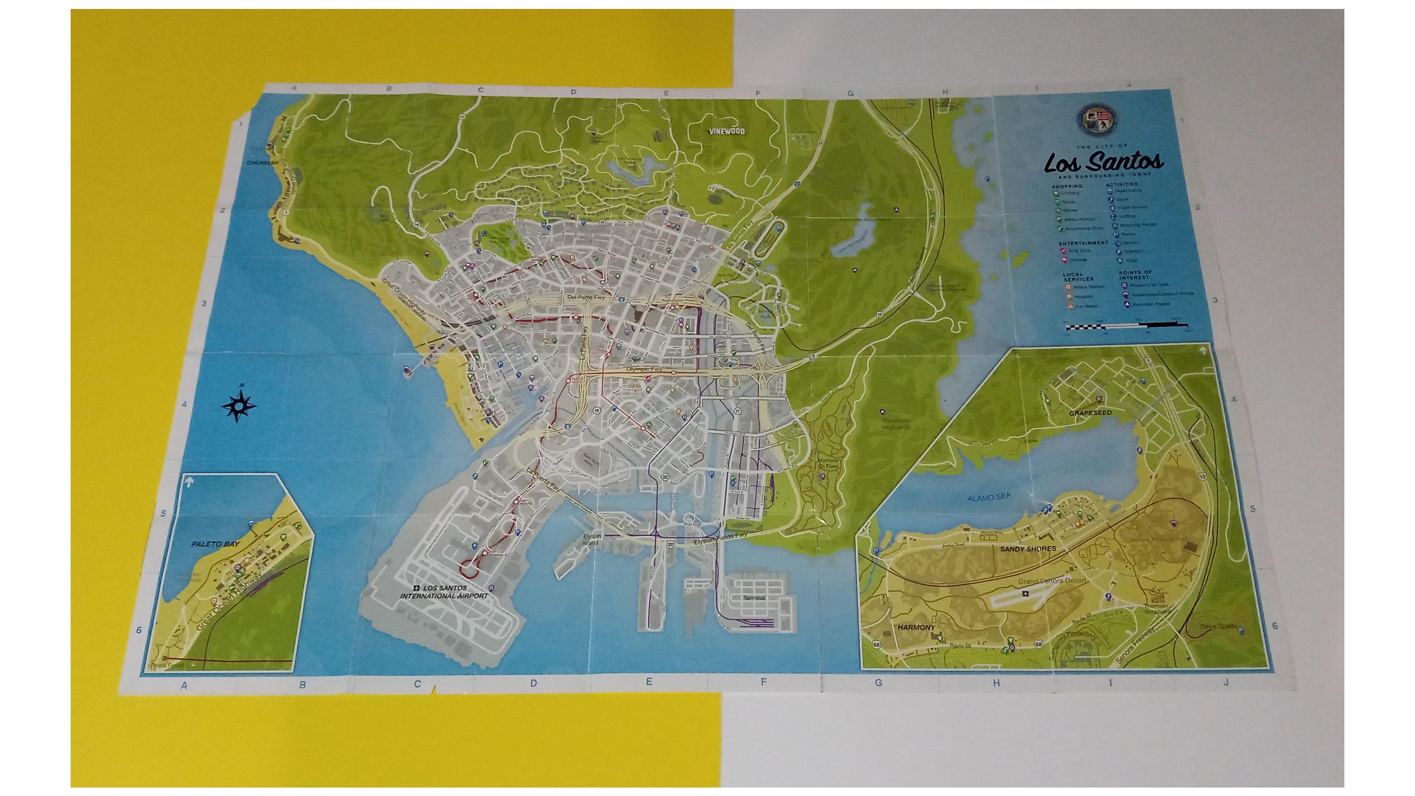 نقشه بازی PS3 GTA V اورجینال پلی استیشن 3